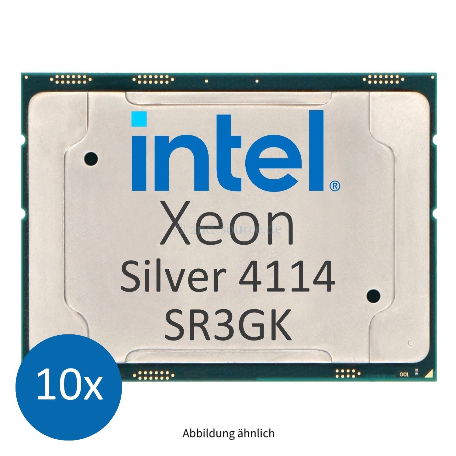 10x Intel Xeon Silver 4114 2.20GHz 13.75MB 10-Core CPU 85W SR3GK CD8067303561800