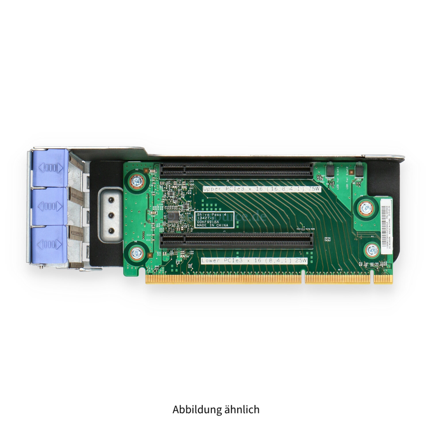 Lenovo 1x PCIe x16 1x PCIe x8 Riser x3650 M5 00FK628 00KA536