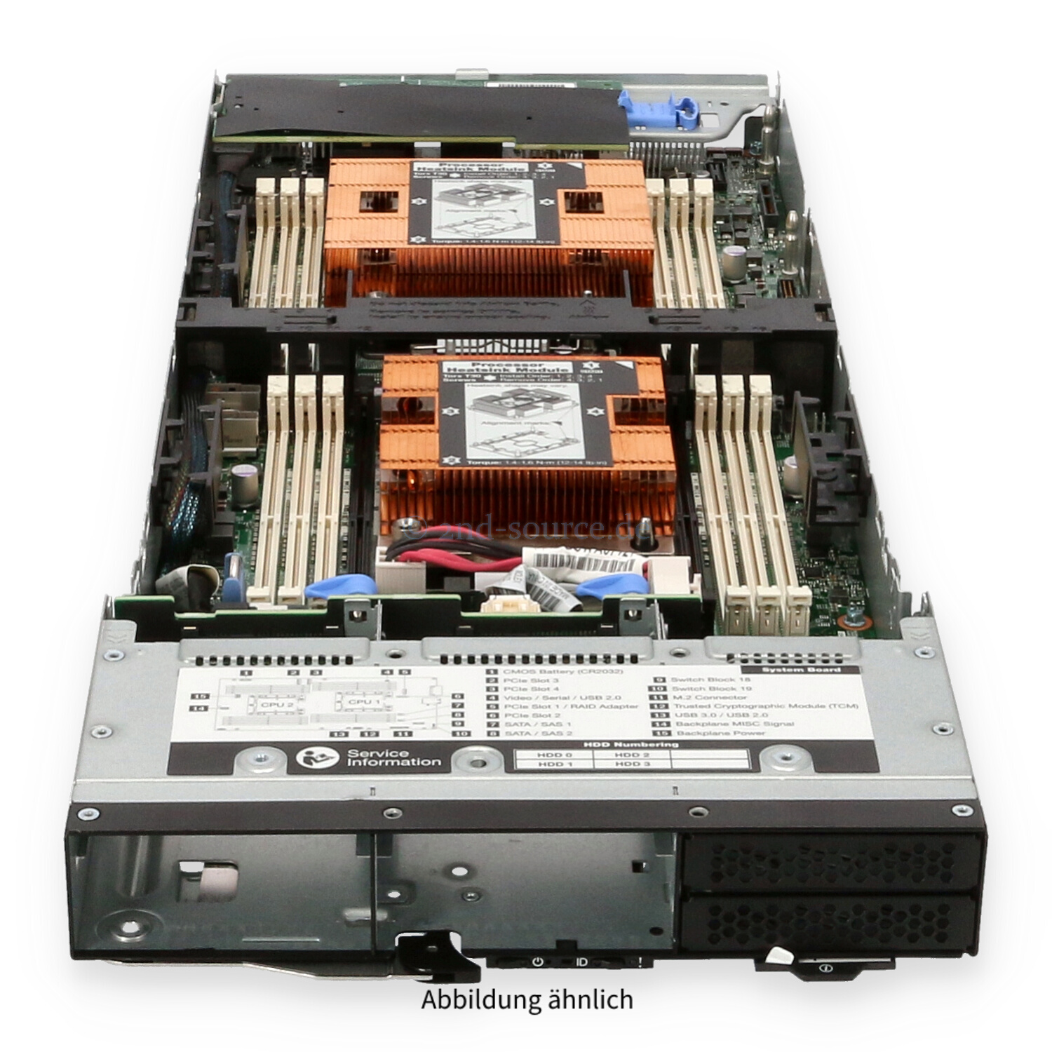 Lenovo SD530 530-8i 4x2.5'' SFF CTO Chassis inkl. Heatsinks Lenovo SD530 530-8i 4x2.5'' SFF CTO Chassis inkl. Heatsinks