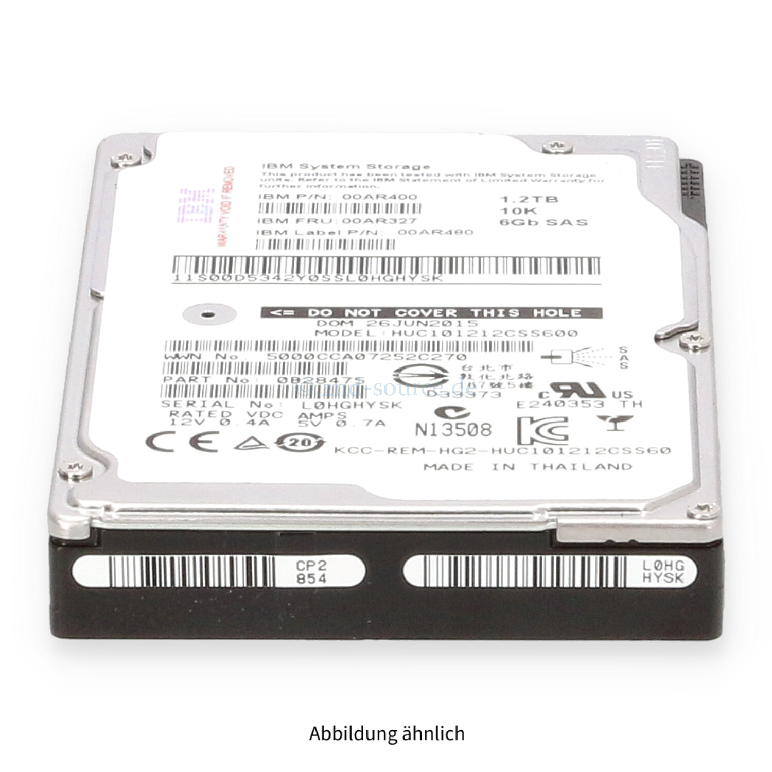 Hitachi 1.2TB 10k SAS 6G SFF HDD HUC101212CSS600 Hitachi 1.2TB 10k SAS 6G SFF HDD HUC101212CSS600