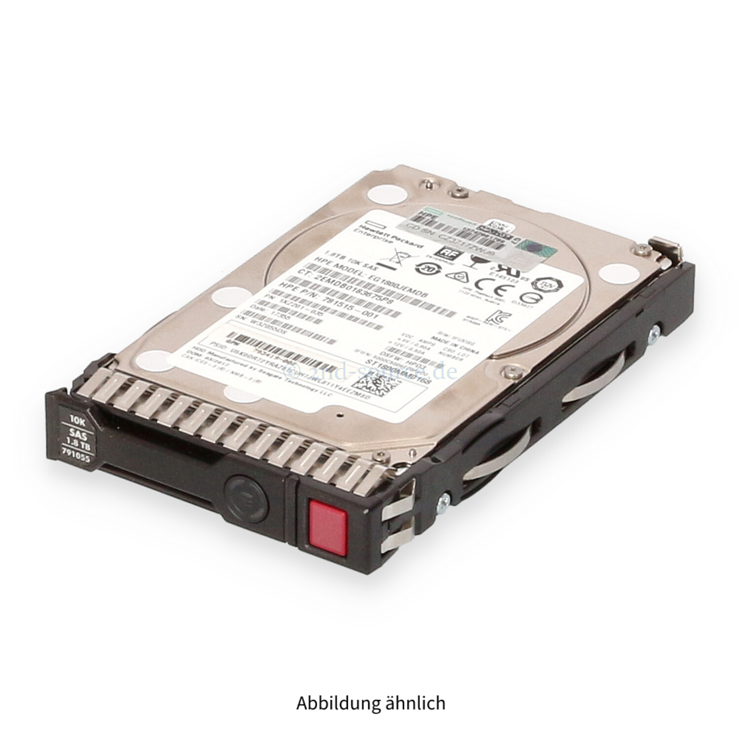 HPE 1.8TB 10k SAS 12G SFF Enterprise SC HotPlug HDD 791034-B21 791055-001