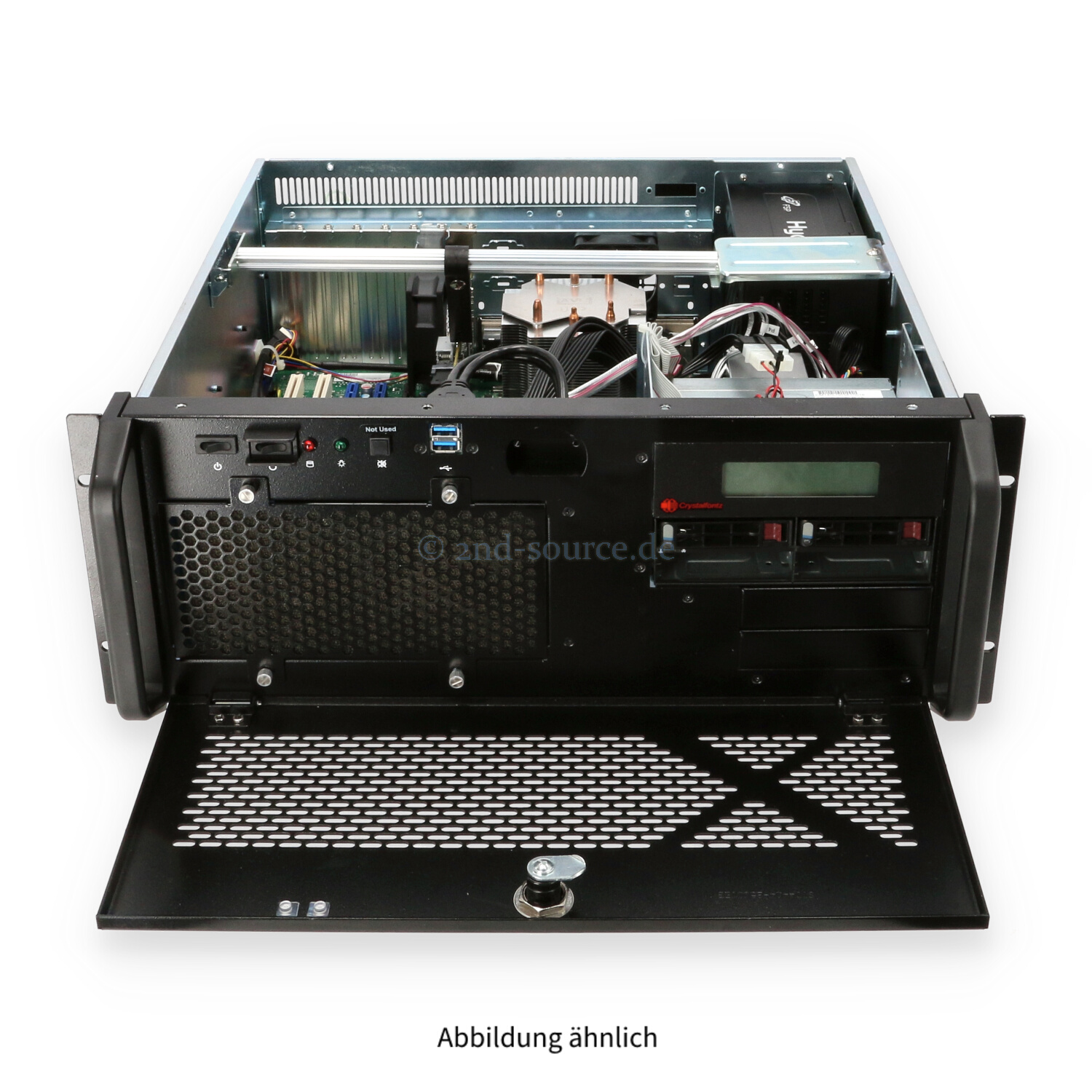 Inter-Tech IPC 4U-C236 4xSFF 1P E3-1275 v5 3.60GHz 4C 32GB RS3DC040 2x 512GB SATA 6G SSD 1x 650W