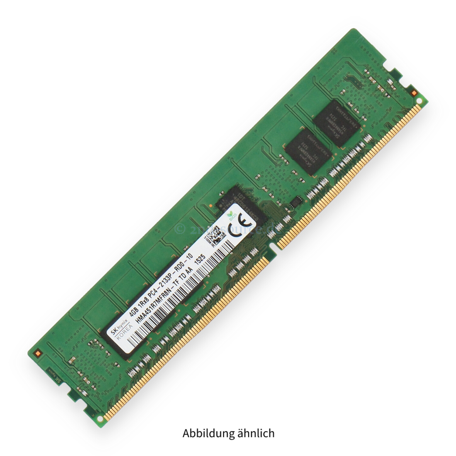 Hynix 4GB PC4-17000P-R DIMM Single Rank x8 (DDR4-2133) Registered ECC HMA451R7MFR8N-TF