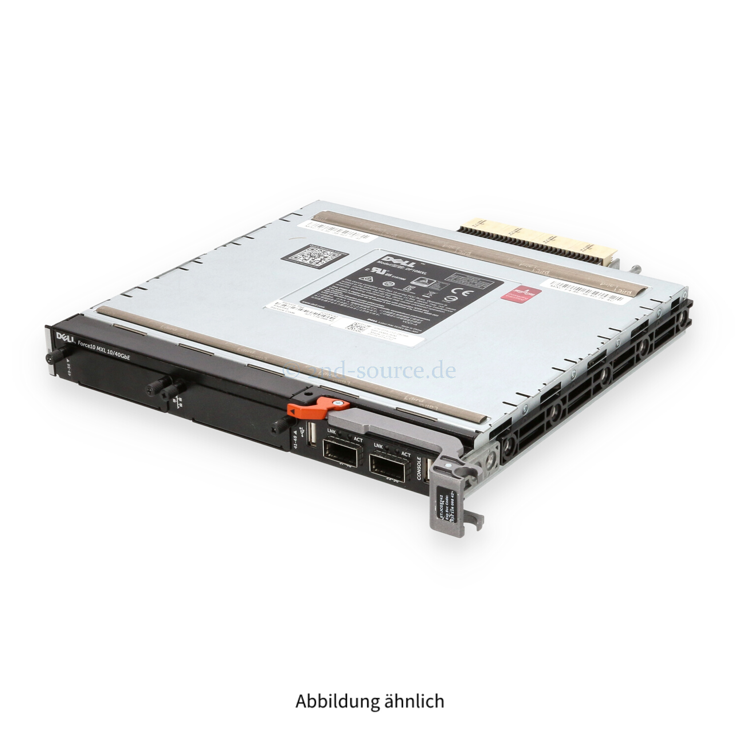 Dell Force10 MXL 10/40GbE 2x QSFP+ 40GbE Blade Switch Module M1000e TKJ12 0TKJ12 Dell Force10 MXL 10/40GbE 2x QSFP+ 40GbE Blade Switch Module M1000e TKJ12 0TKJ12