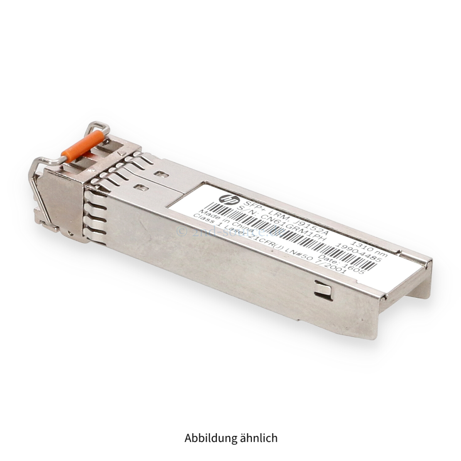 HPE X132 10GB SFP+ LC LRM Transceiver J9152A J9152-69101 HPE X132 10GB SFP+ LC LRM Transceiver J9152A J9152-69101