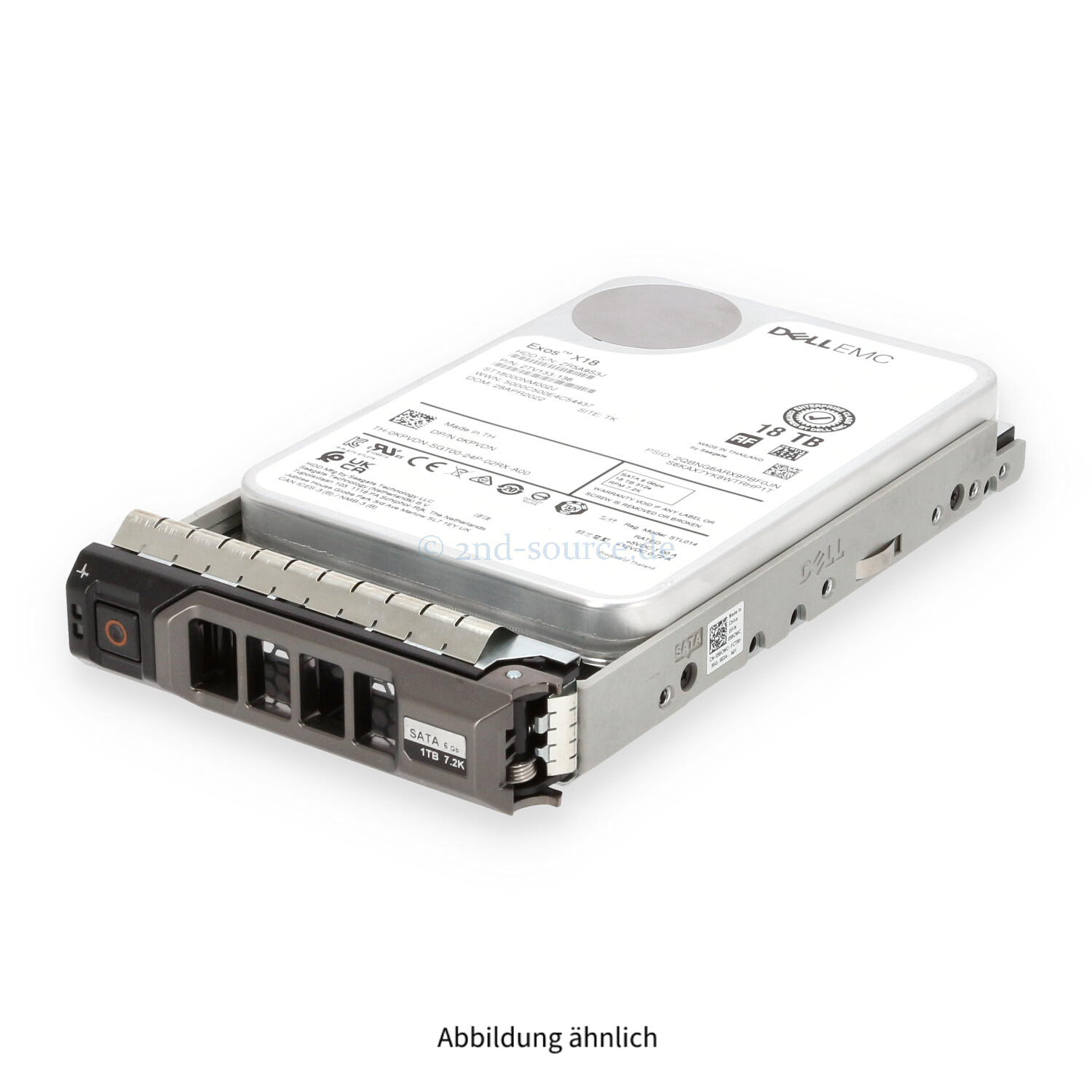 Dell 18TB 7.2K SATA 6G LFF HotPlug HDD KPVDN 0KPVDN