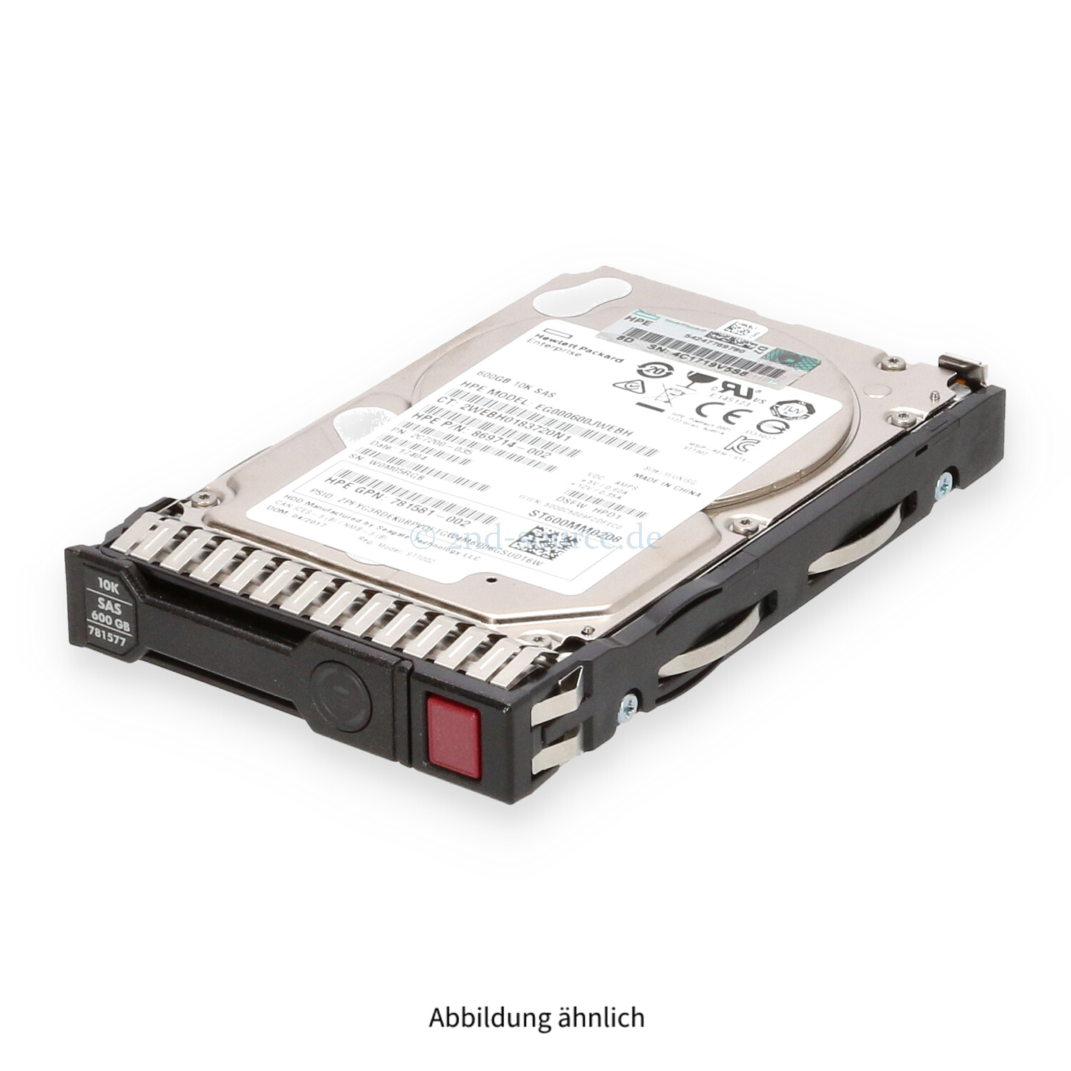 HPE 600GB 10k SAS 12G SFF SC HotPlug HDD 781516-B21 781577-001