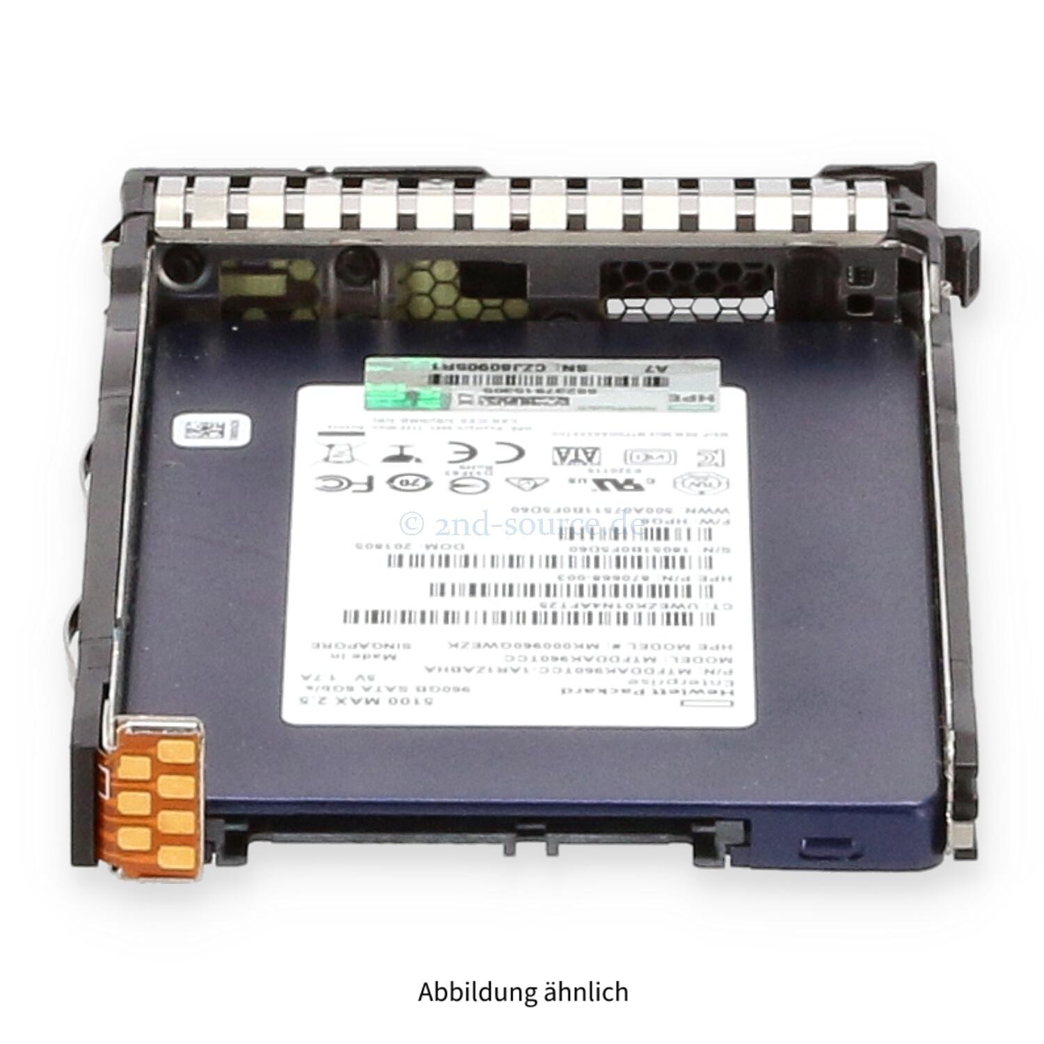 HPE 960GB SATA 6G SFF Mixed Use SC HotPlug SSD 875474-B21 875865-001