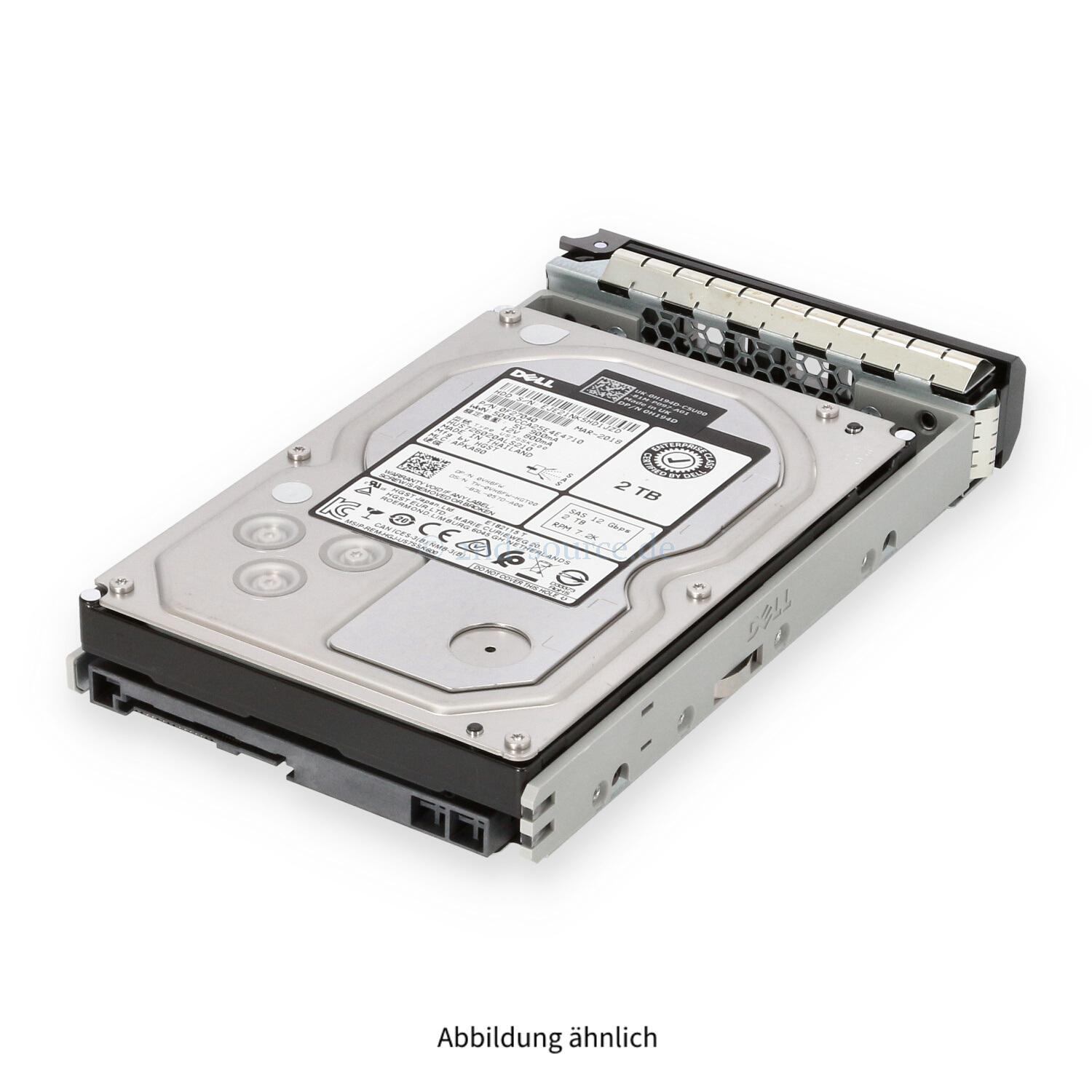 Dell 2TB 7.2k SAS 12G LFF HotPlug HDD 400-AUUQ VH6FW 0VH6FW