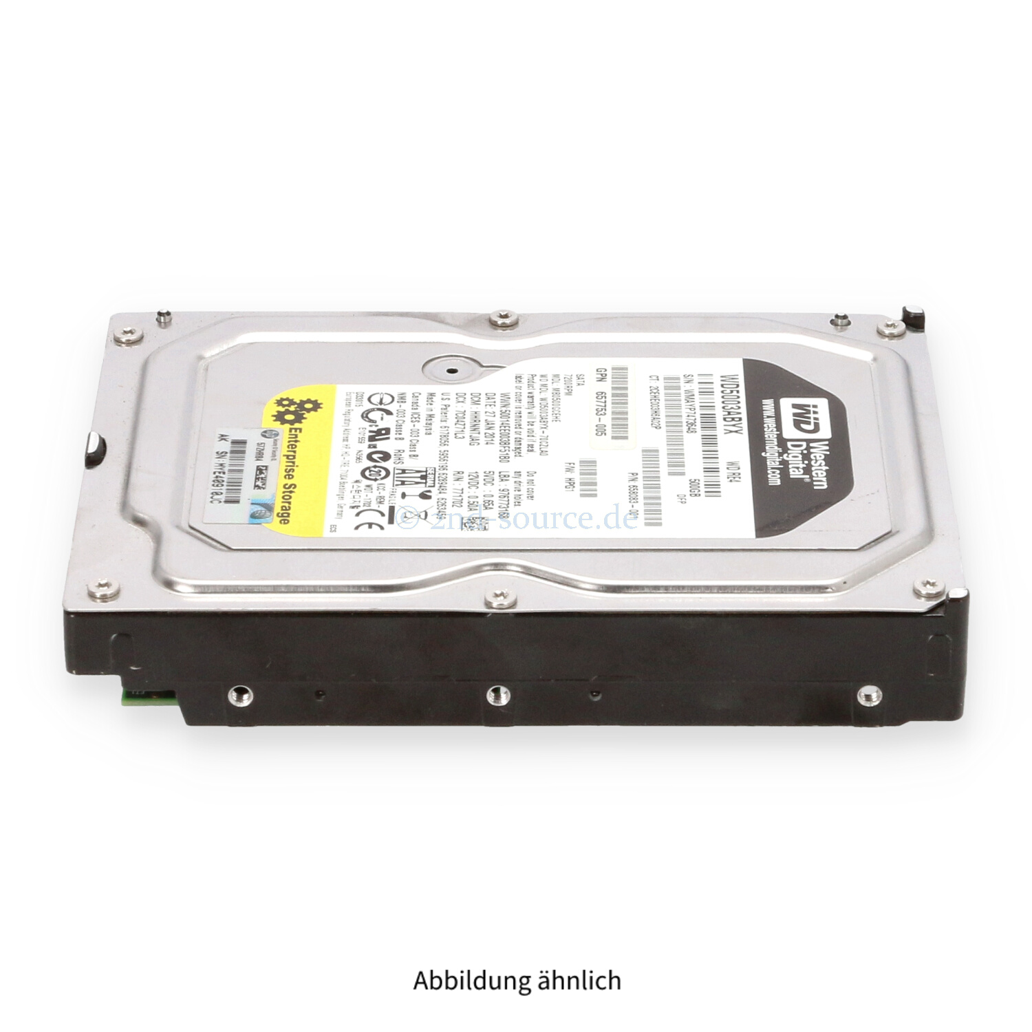 HPE 500GB 7.2k SATA 3G LFF HDD 658083-001