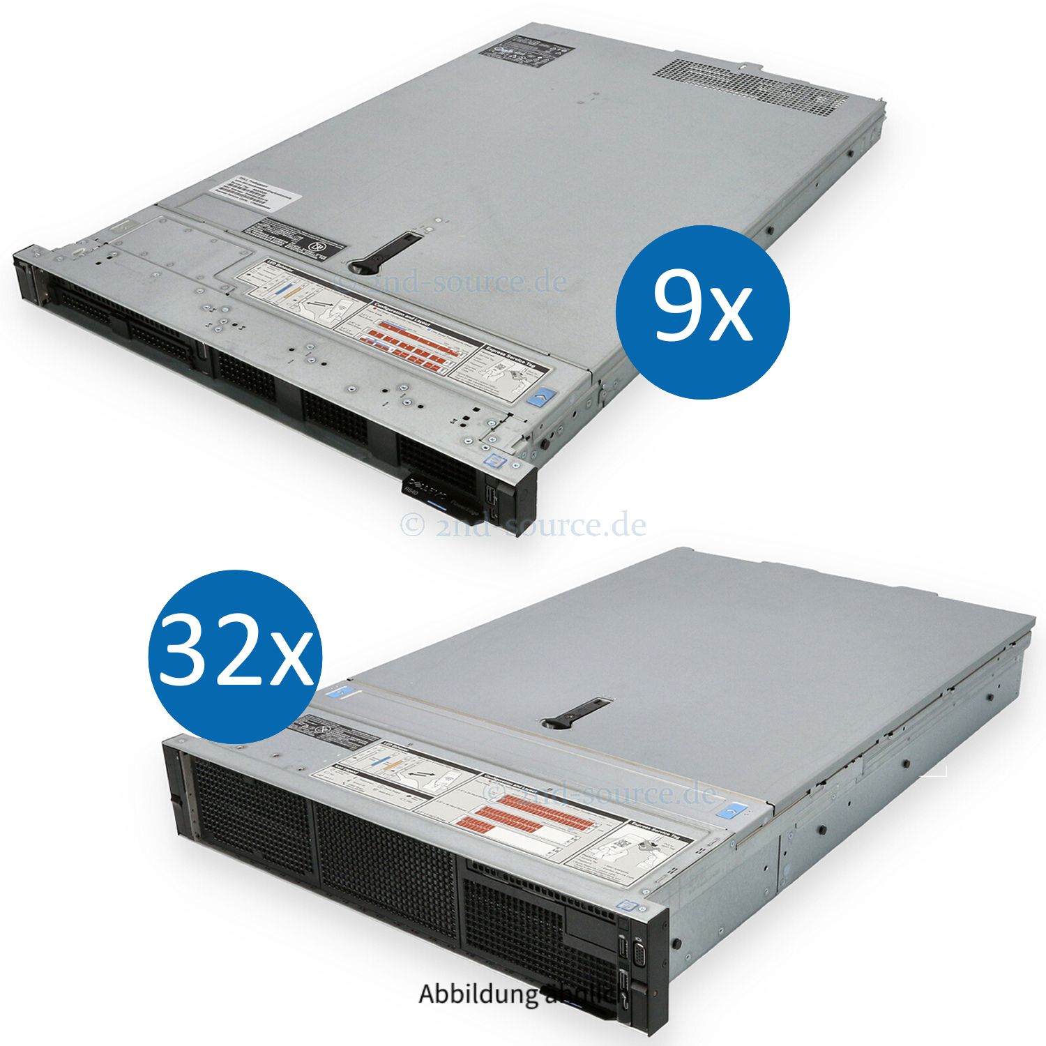 32x Dell R740 Diskless 2x Heatsink und 9x Dell R640 Diskless 2x Heatsink CTO Server