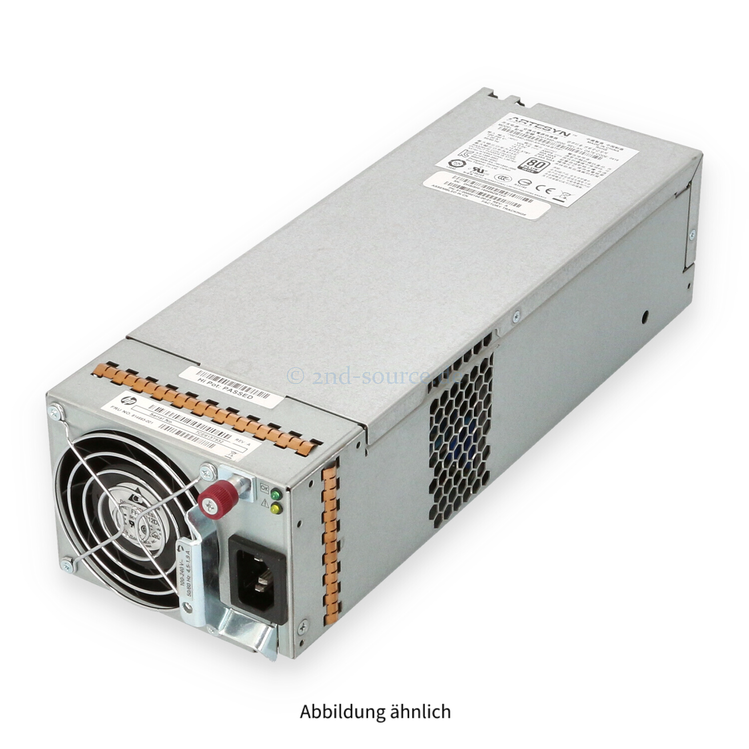 HPE 595W Power Supply StorageWorks MSA2040 814665-001 HPE 595W Power Supply StorageWorks MSA2040 814665-001