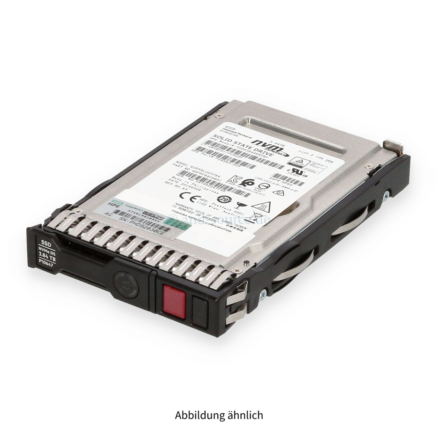 HPE 3.84TB NVMe SFF Read Intensive SC HotPlug SSD P10212-B21 P10647-001 HPE 3.84TB NVMe SFF Read Intensive SC HotPlug SSD P10212-B21 P10647-001