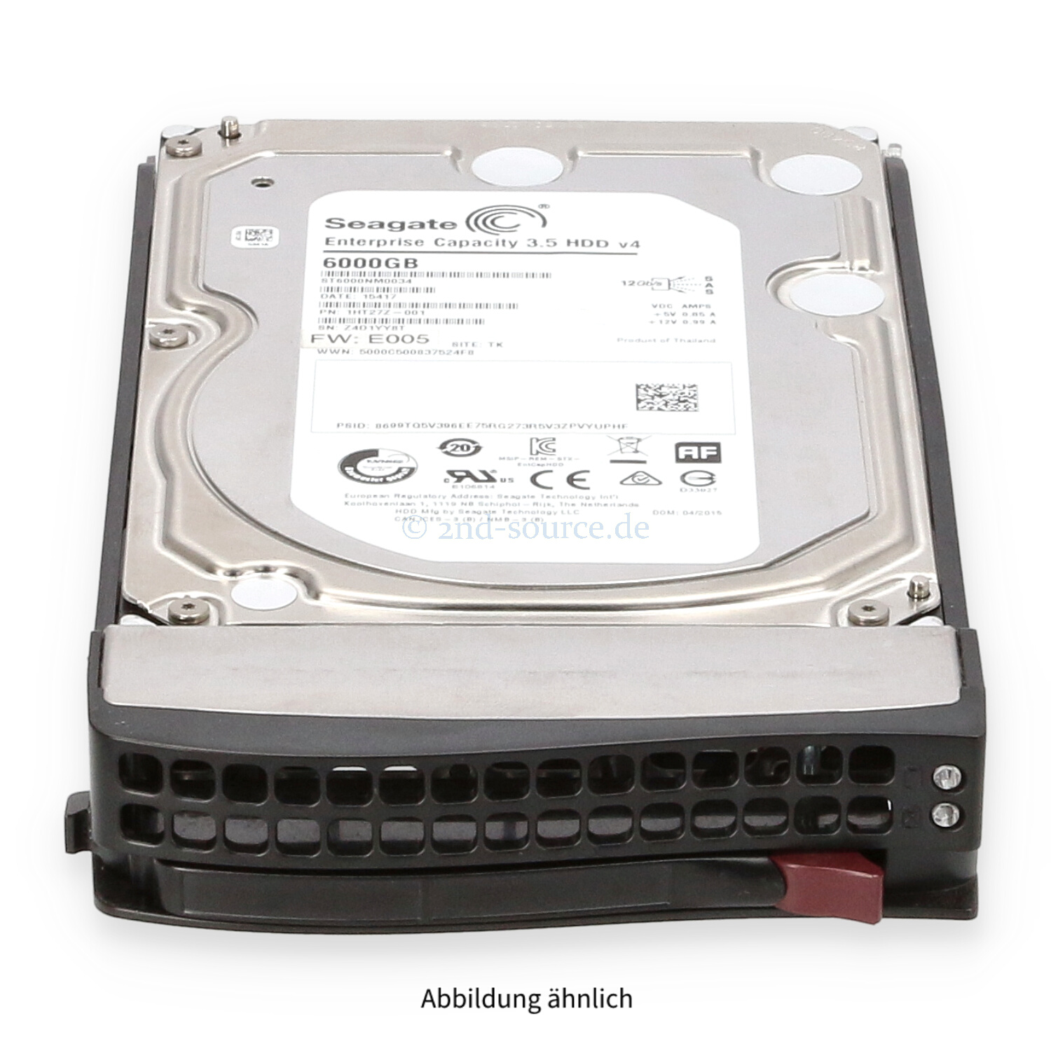 Supermicro 6TB 7.2k SAS 12G LFF HotPlug HDD HDD-A6000-ST6000NM003401