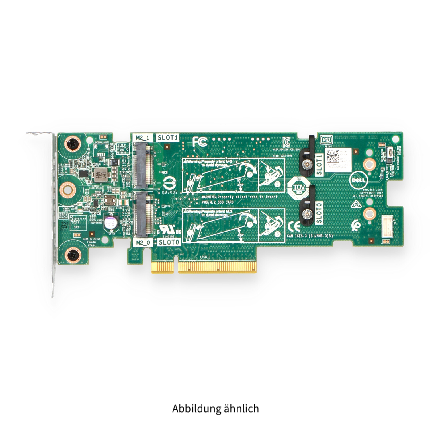 Dell BOSS M.2 Solid State Storage Adapter PCIe Low Profile 2MFVD 02MFVD