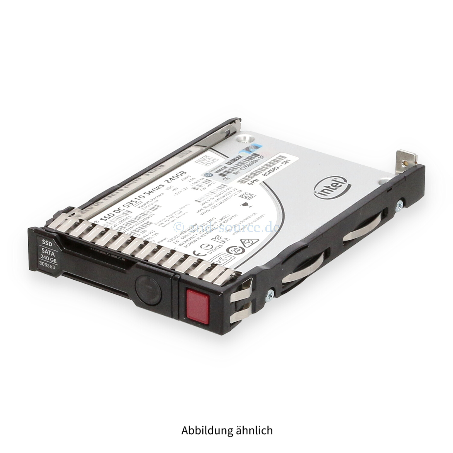 HPE 240GB SATA 6G SFF Read Intensive SC HotPlug SSD 804587-B21 805363-001