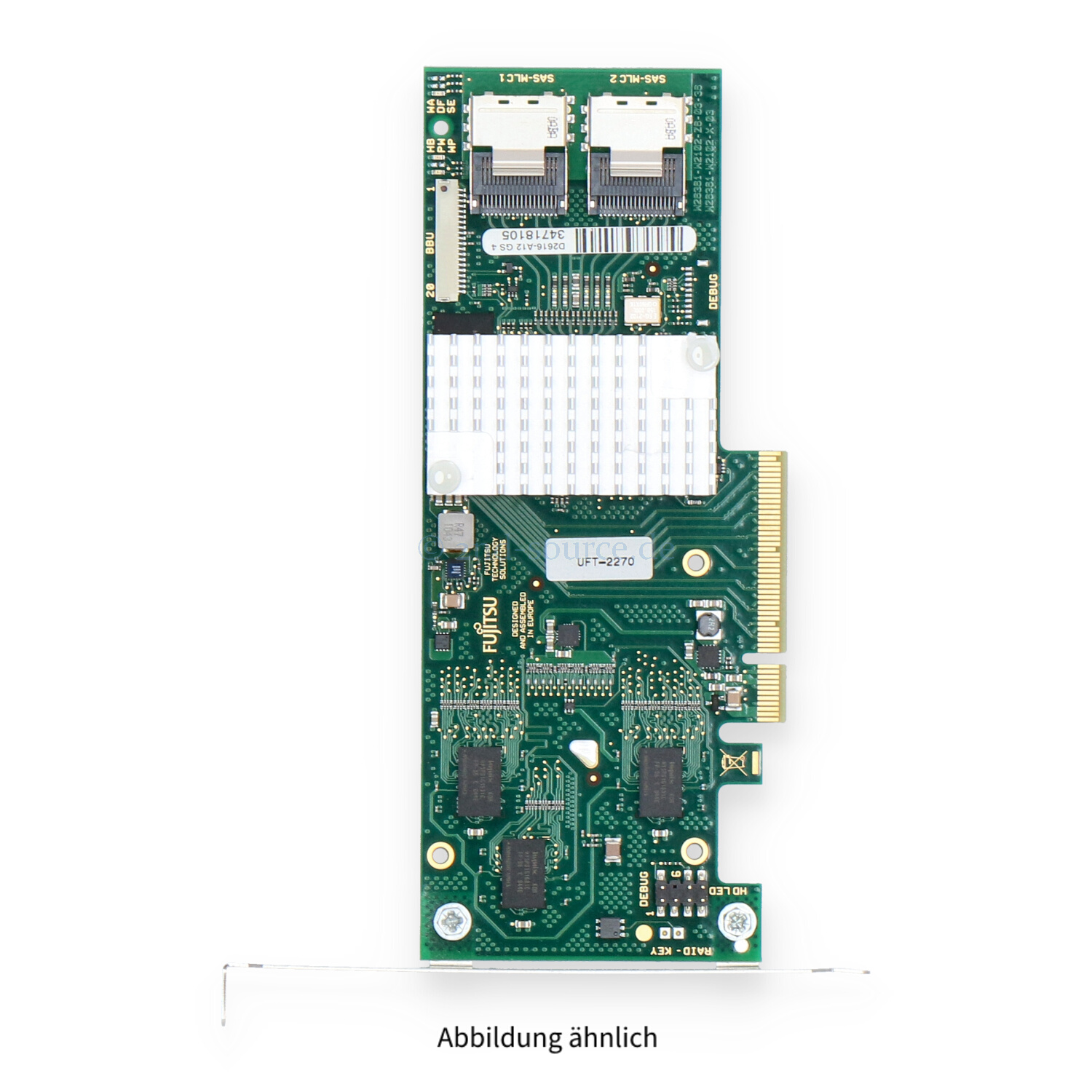 Fujitsu Dual Port 6G SAS 512MB RAID Controller High Profile S26361-F3554-L512