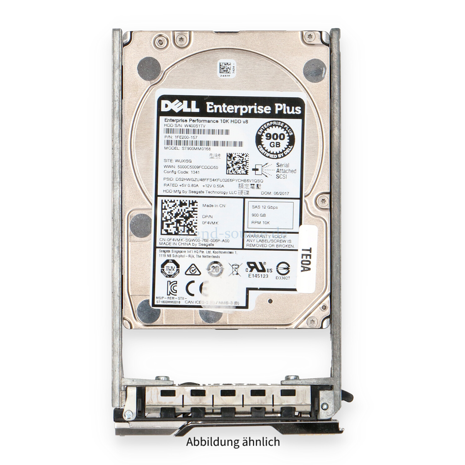 Dell 900GB 10k SAS 12G SFF HotPlug HDD F4VMK 0F4VMK