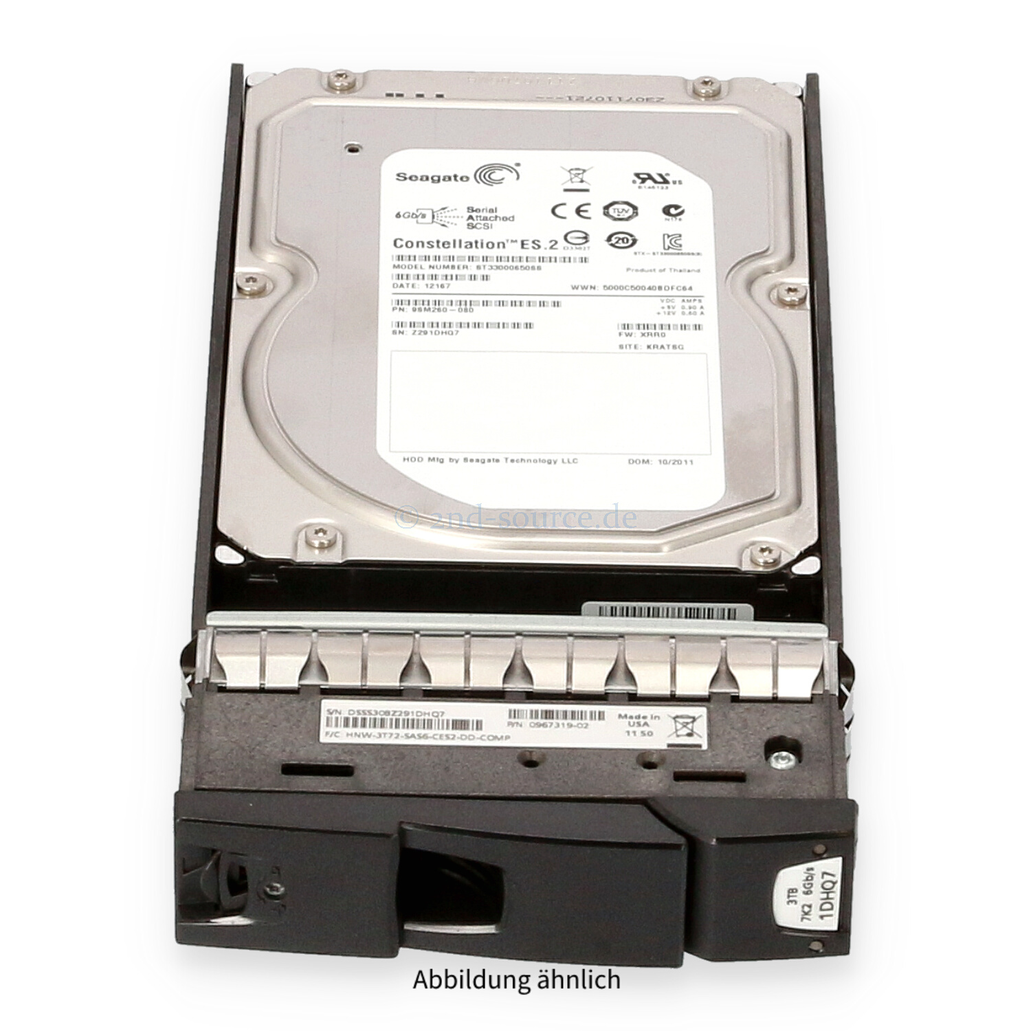 Dell 3TB 7.2k SAS 6G LFF HotPlug HDD Compellent 0967319-02