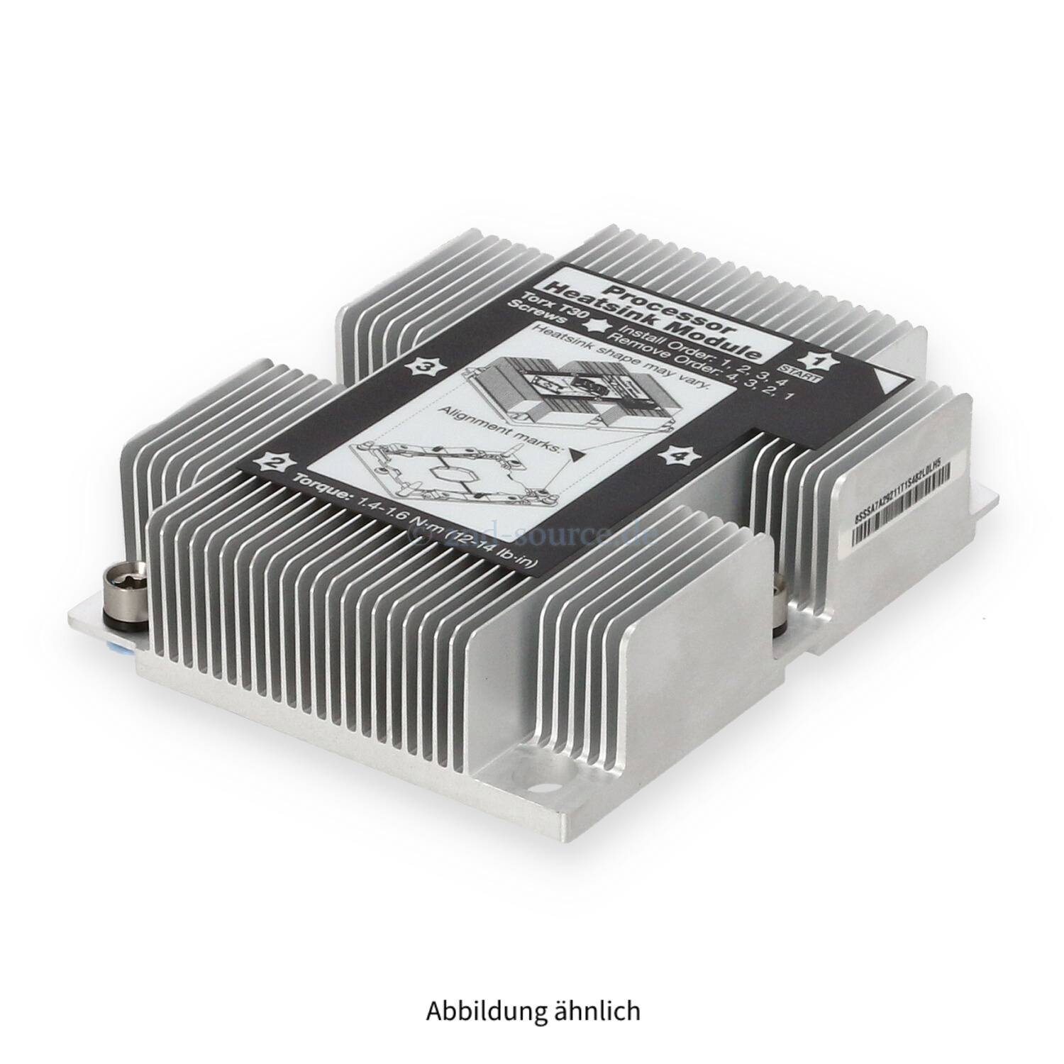 Lenovo 1U Standard Heatsink SR530 SR570 SR630 01KP657 SH47A11818 Lenovo 1U Standard Heatsink SR530 SR570 SR630 01KP657 SH47A11818
