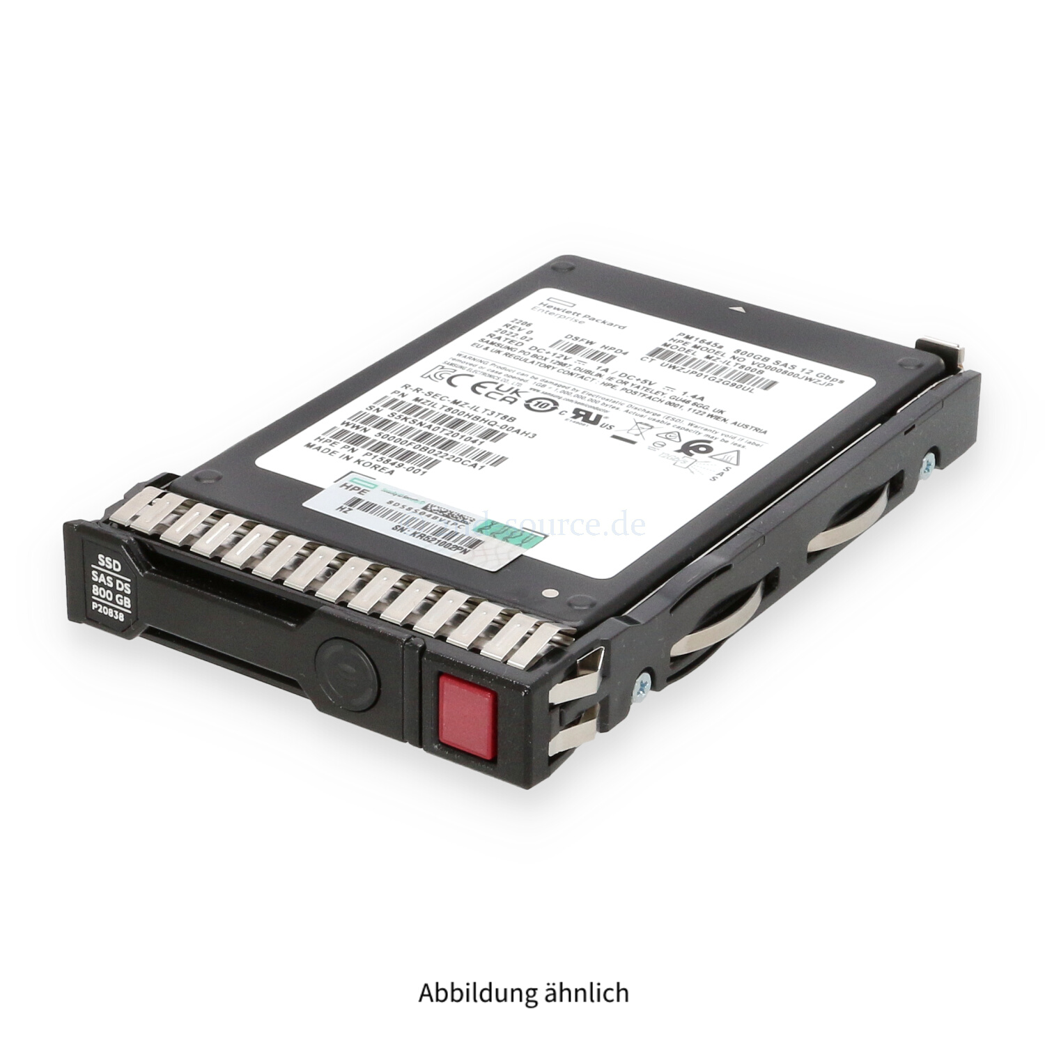 HPE 800GB SAS 12G SFF Mixed Use SC HotPlug SSD P19913-B21 P20838-001