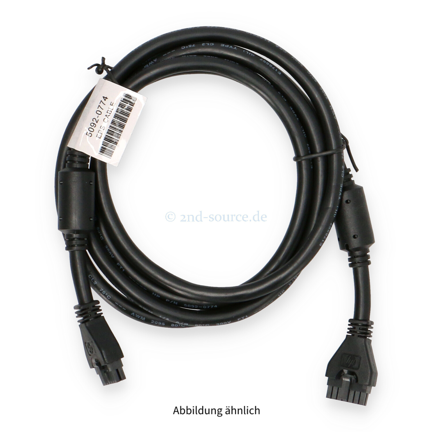HPE 2.0m ProCurve EPS External Power Supply Cable 5092-0774 5069-5718