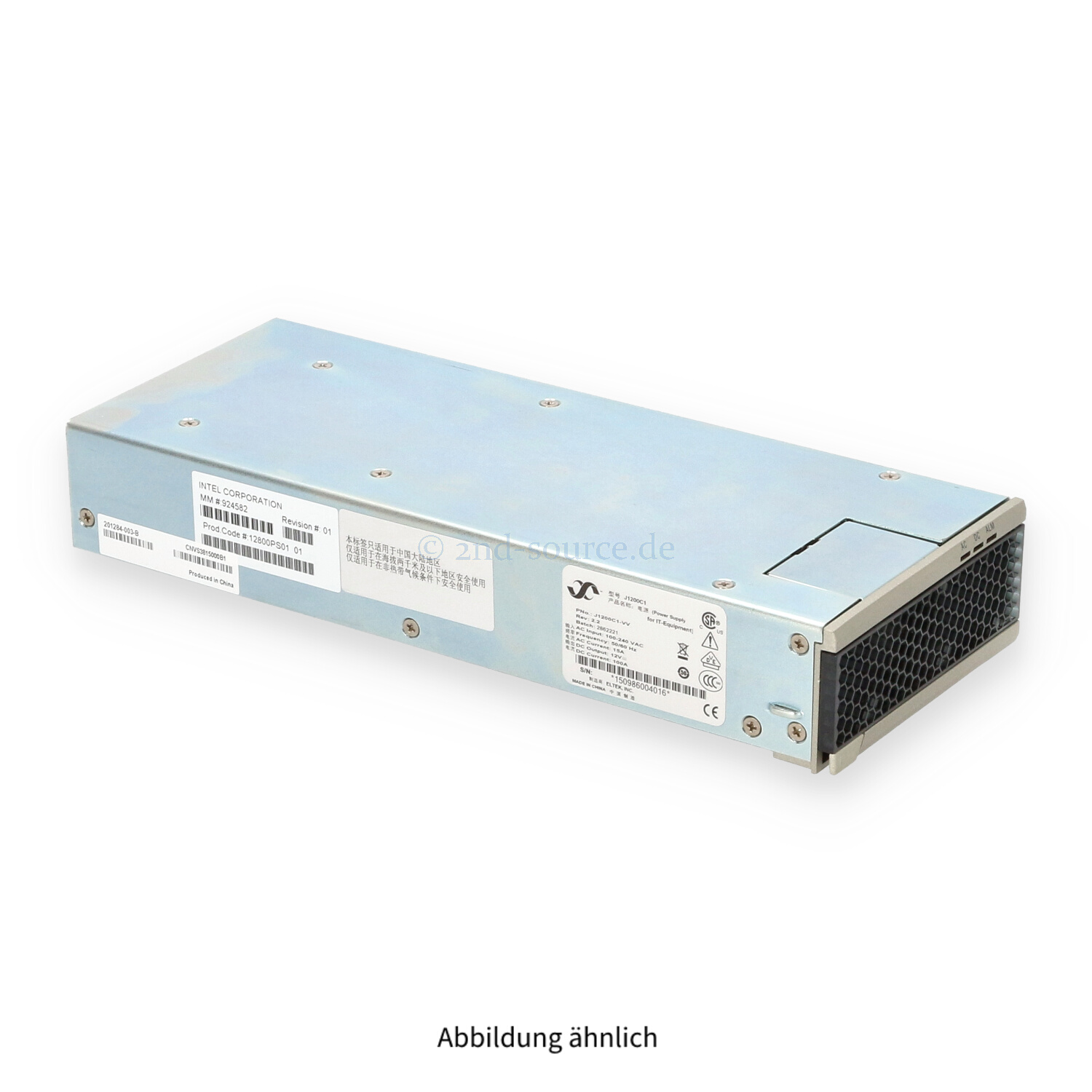 Intel Power Supply 12800 Series Switch 12800PS01 924582 Intel Power Supply 12800 Series Switch 12800PS01 924582