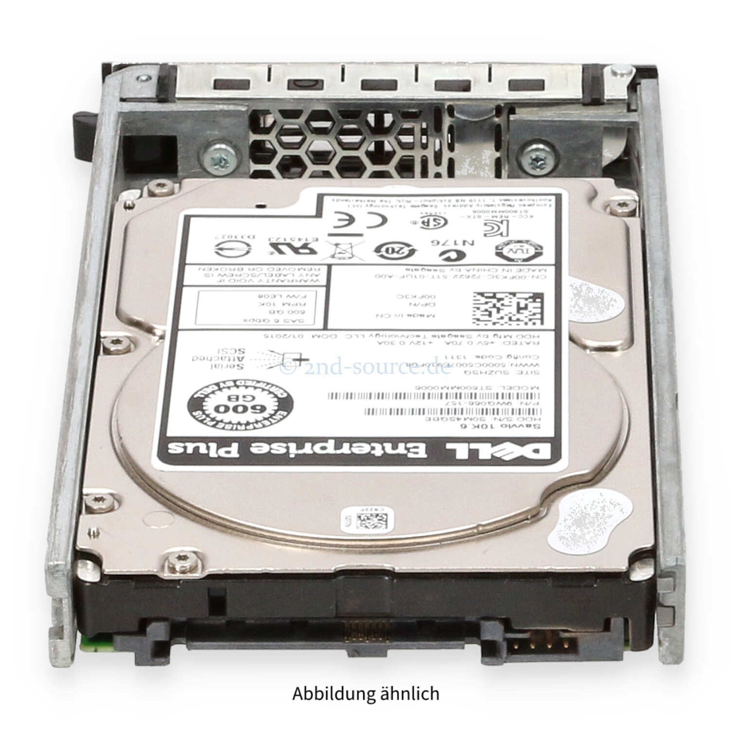 Dell EqualLogic 600GB 10k SAS 6G SFF HotPlug HDD PS4100 PS6100 PS6500 0FK3C 00FK3C