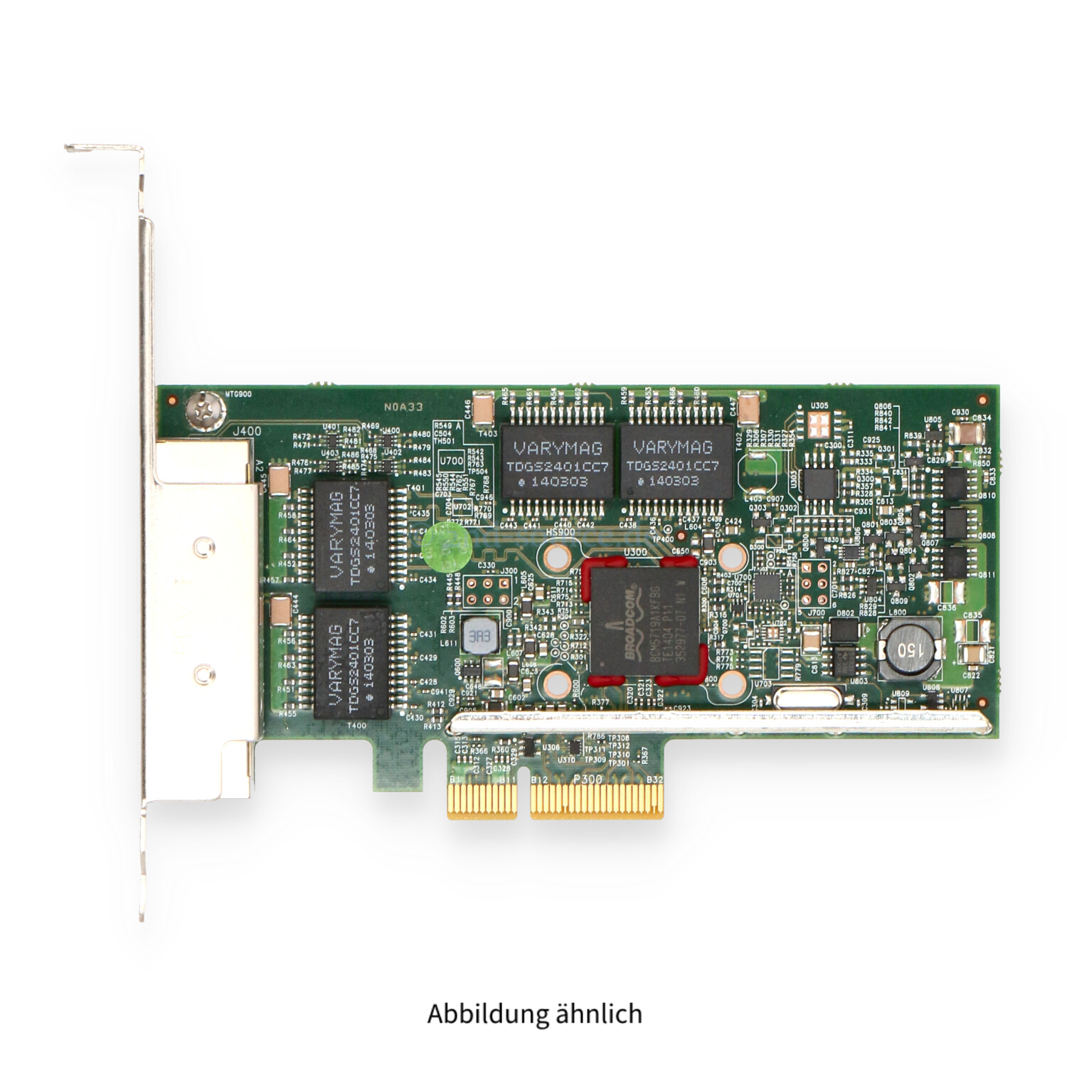 Dell Broadcom 5719 4x1000Base-T PCIe Server Ethernet Adapter High Profile KH08P 0KH08P