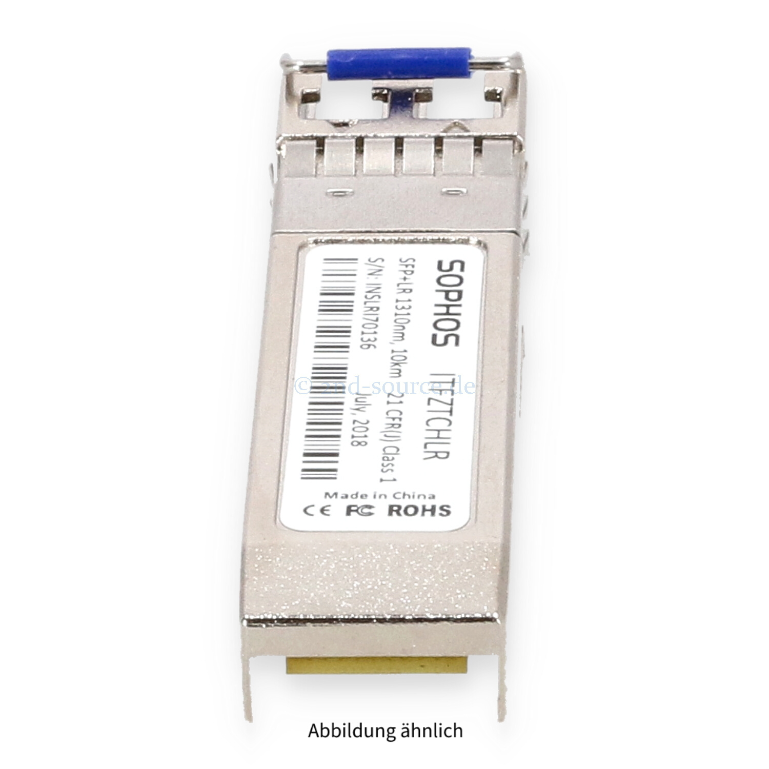 Sophos 10GBase-LR Longwave SFP+ Transceiver Module ITFZTCHLR