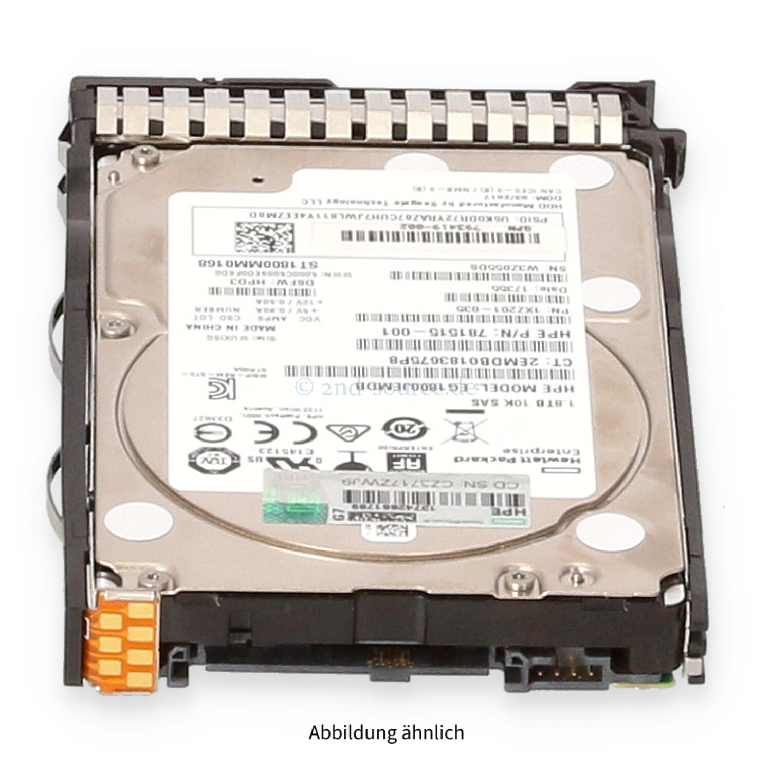 HPE 1.8TB 10k SAS 12G SFF Enterprise SC HotPlug HDD 791034-B21 791055-001