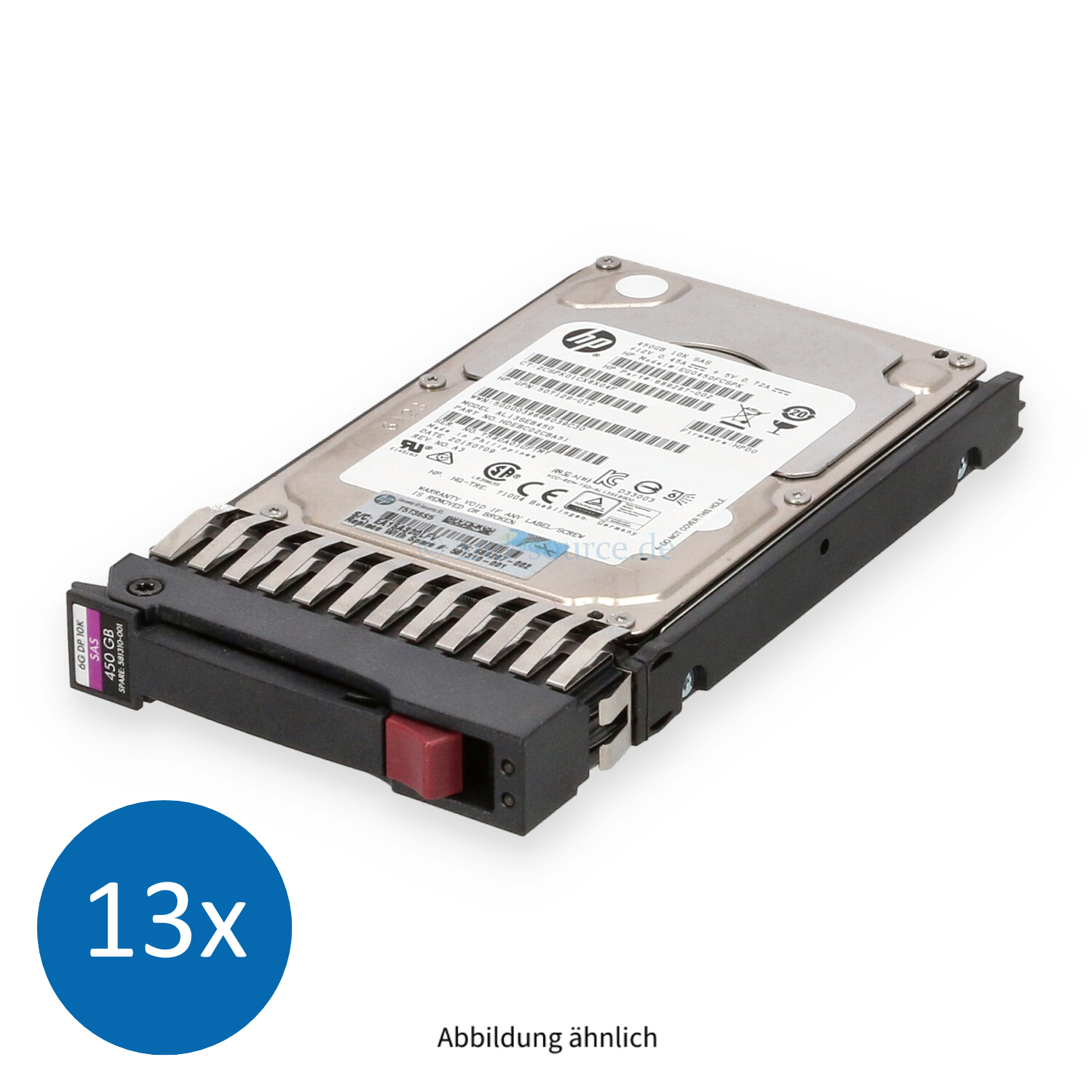 13x HPE 450GB 10k SAS 6G SFF HotPlug HDD 581284-B21 581310-001