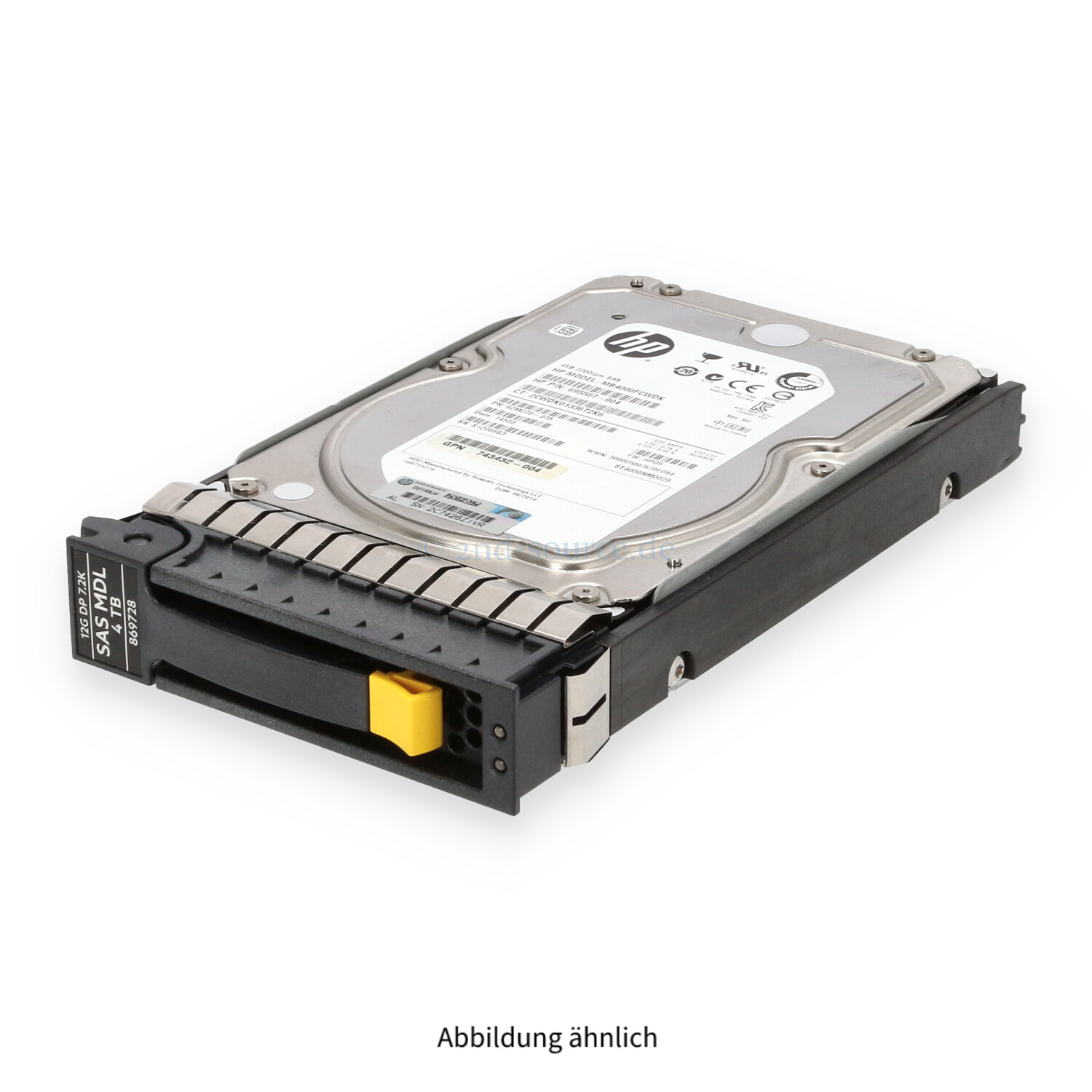 HPE 4TB 7.2k SAS 12G LFF HotPlug HDD 869728-001