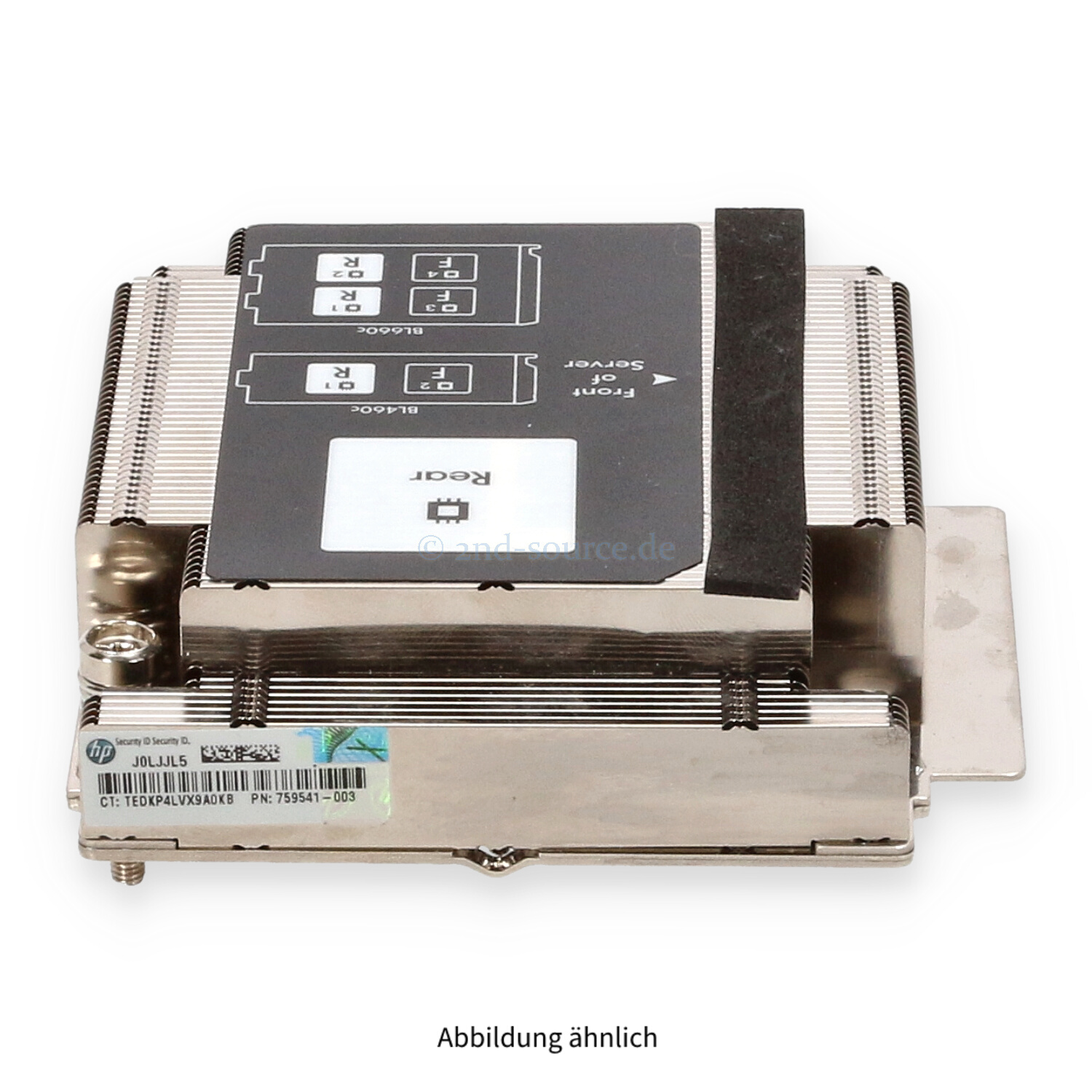 HPE Wide Heatsink CPU1 BL460c G9 777689-001 HPE Wide Heatsink CPU1 BL460c G9 777689-001