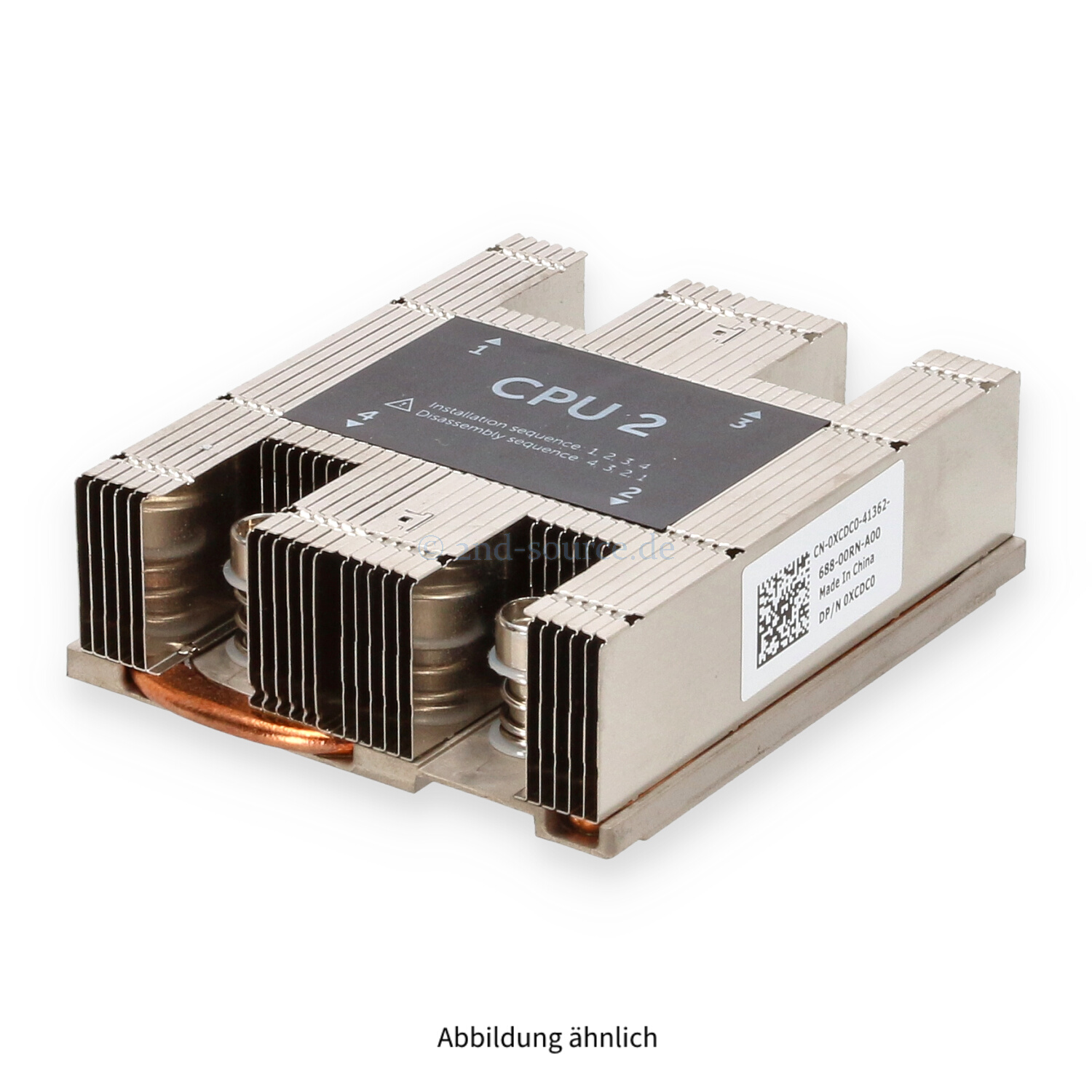 Dell Performance Heatsink CPU 2 86mm PowerEdge M630 XCDC0 0XCDC0