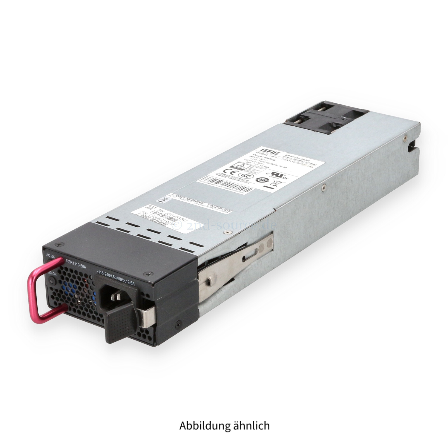 HPE X362 1100W HotPlug Power Supply JG545A JG545-61001 JG545-61101