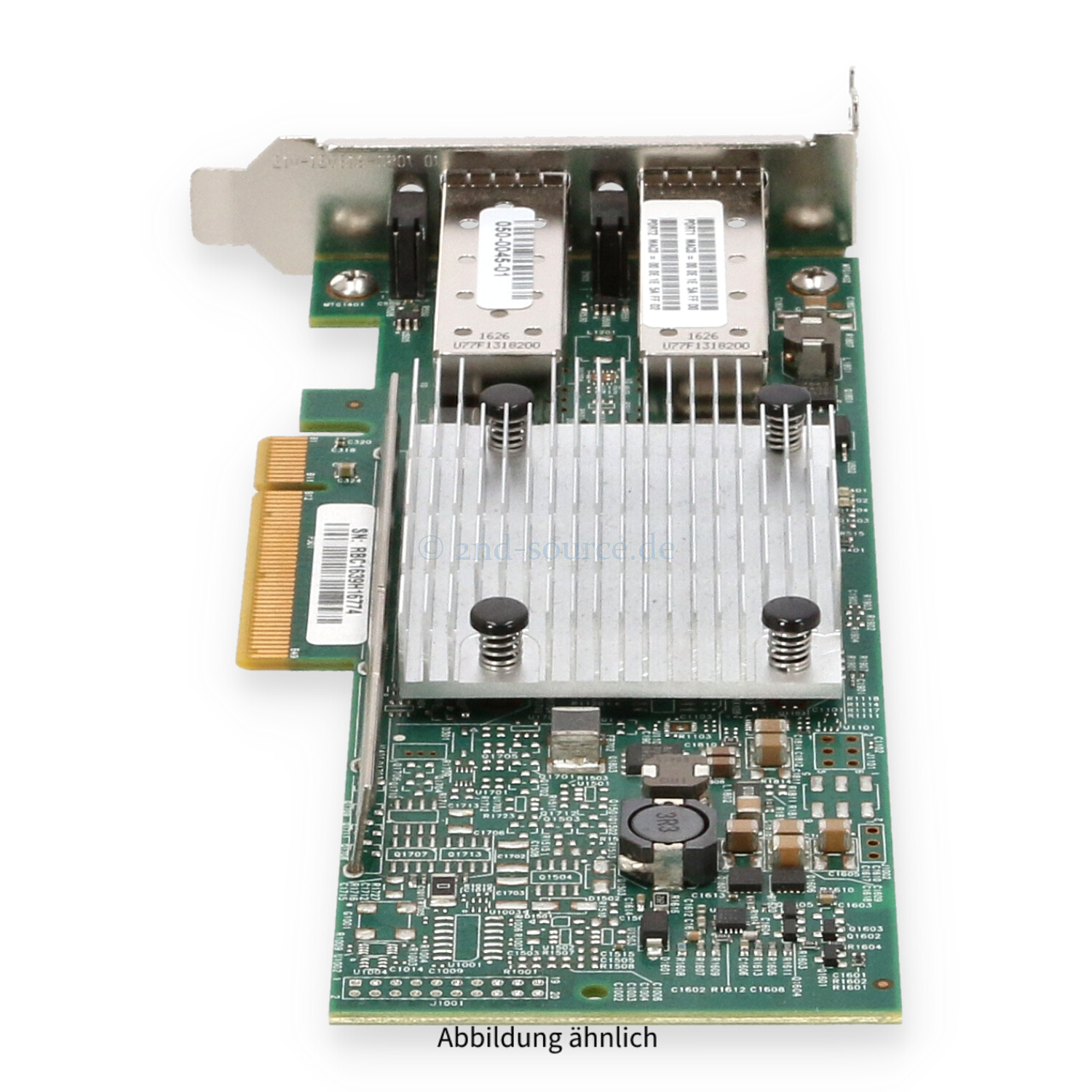 EMC Broadcom 957810A 2x 10GB SFP+ PCIe x8 Server Ethernet Adapter Low Profile 050-0045-01 BC0210406-01