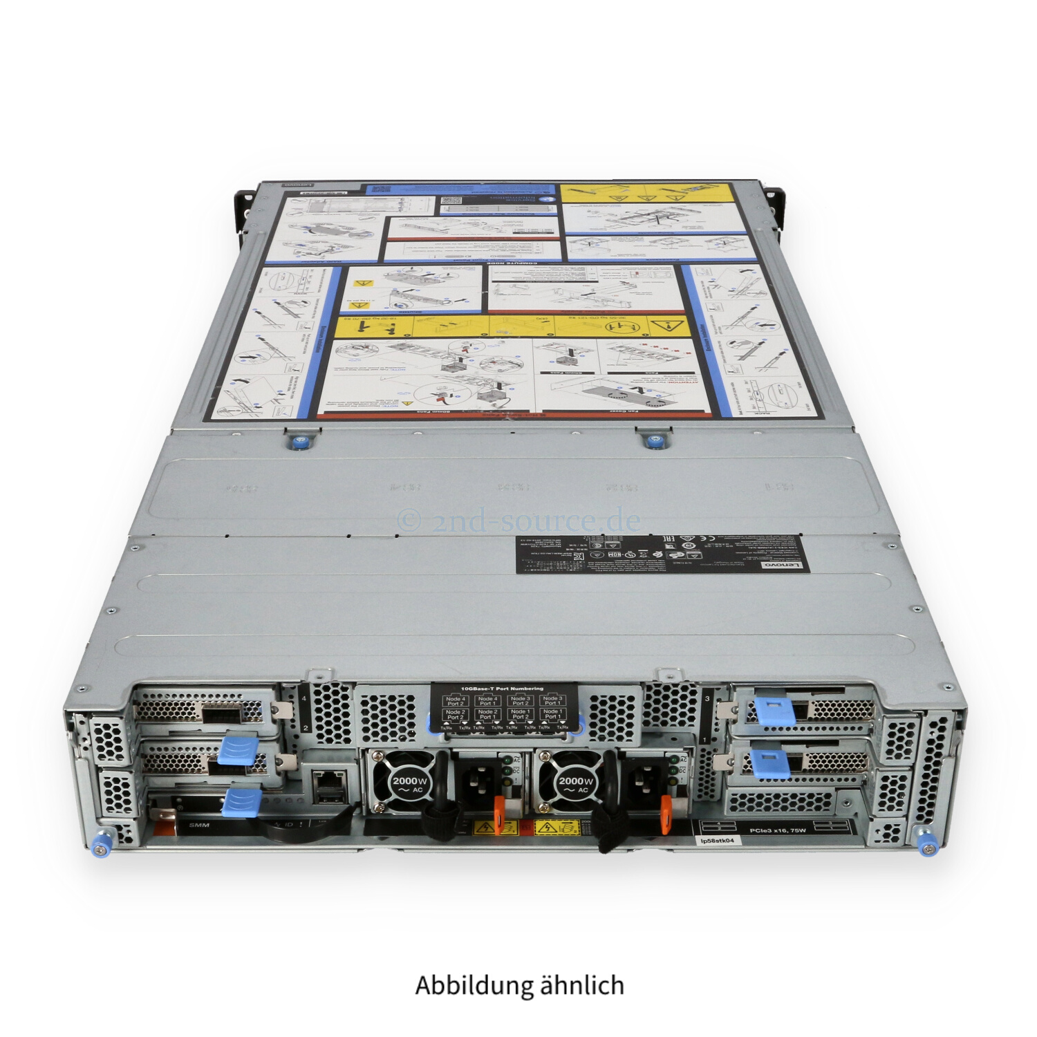 Lenovo D2 Enclosure 4x OPA 100 2x 2000W 7X20-AUXM Lenovo D2 Enclosure 4x OPA 100 2x 2000W 7X20-AUXM