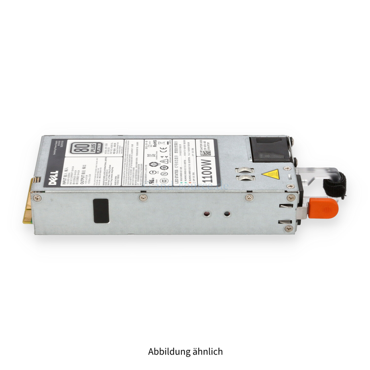 Dell 1100W 80 Plus Platinum HotPlug Power Supply R520 R620 R720 R820 R920 YT39Y 0YT39Y