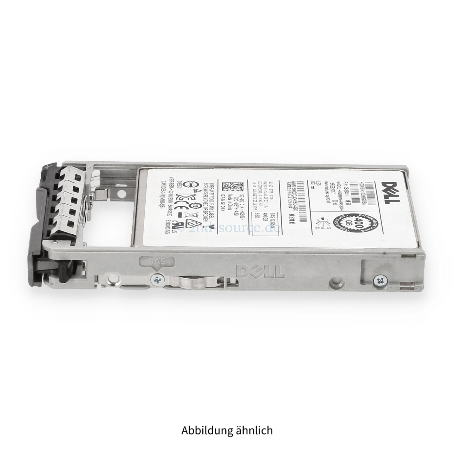 Dell 400GB SAS 12G SFF Write Intensive HotPlug SSD G1D1K 0G1D1K