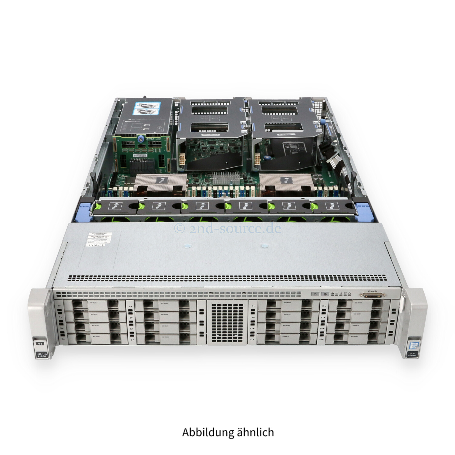 Cisco UCS C240 M4 CTO Server 2xHeatsink 2x1400W UCSC-C240-M4S2