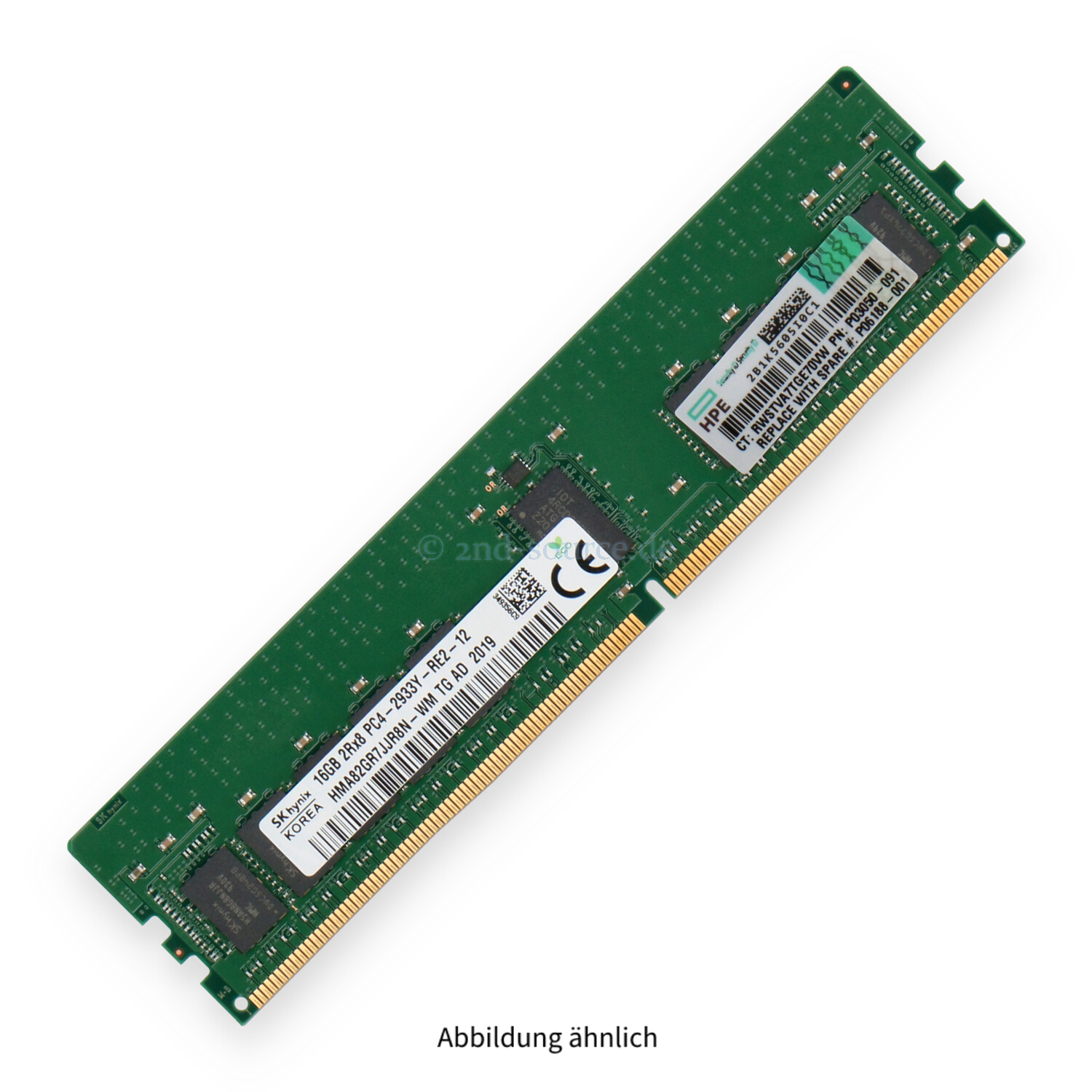 HPE 16GB PC4-23466Y-R DIMM Dual Rank x8 (DDR4-2933) Registered ECC P00922-B21 P06188-001 P03050-091