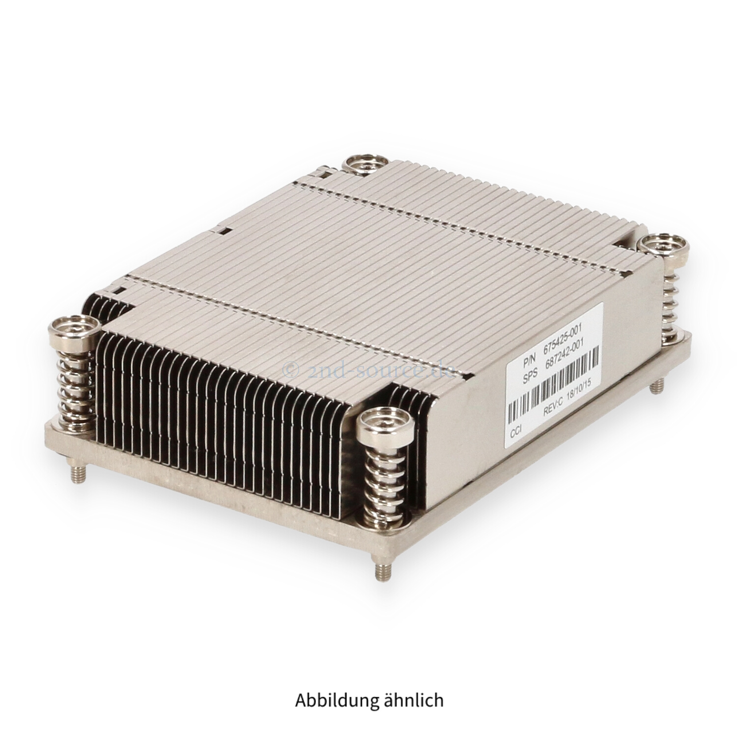 HPE Heatsink DL320e G8 DL20 G9 G10 G10+ 687242-001