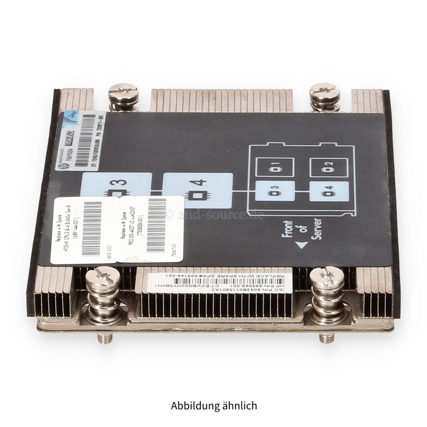 HPE Heatsink CPU 3+4 BL660c G8 689144-001 HPE Heatsink CPU 3+4 BL660c G8 689144-001