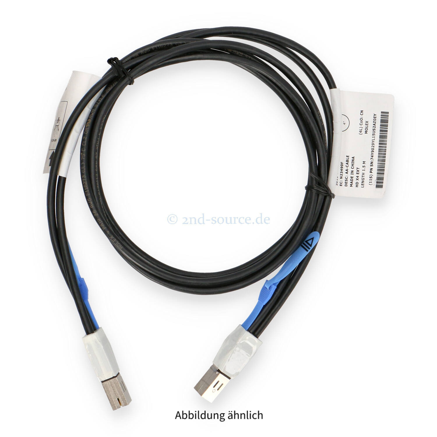 IBM 1.5m SFF-8088 to SFF-8088 Mini SAS Cable 74Y9029