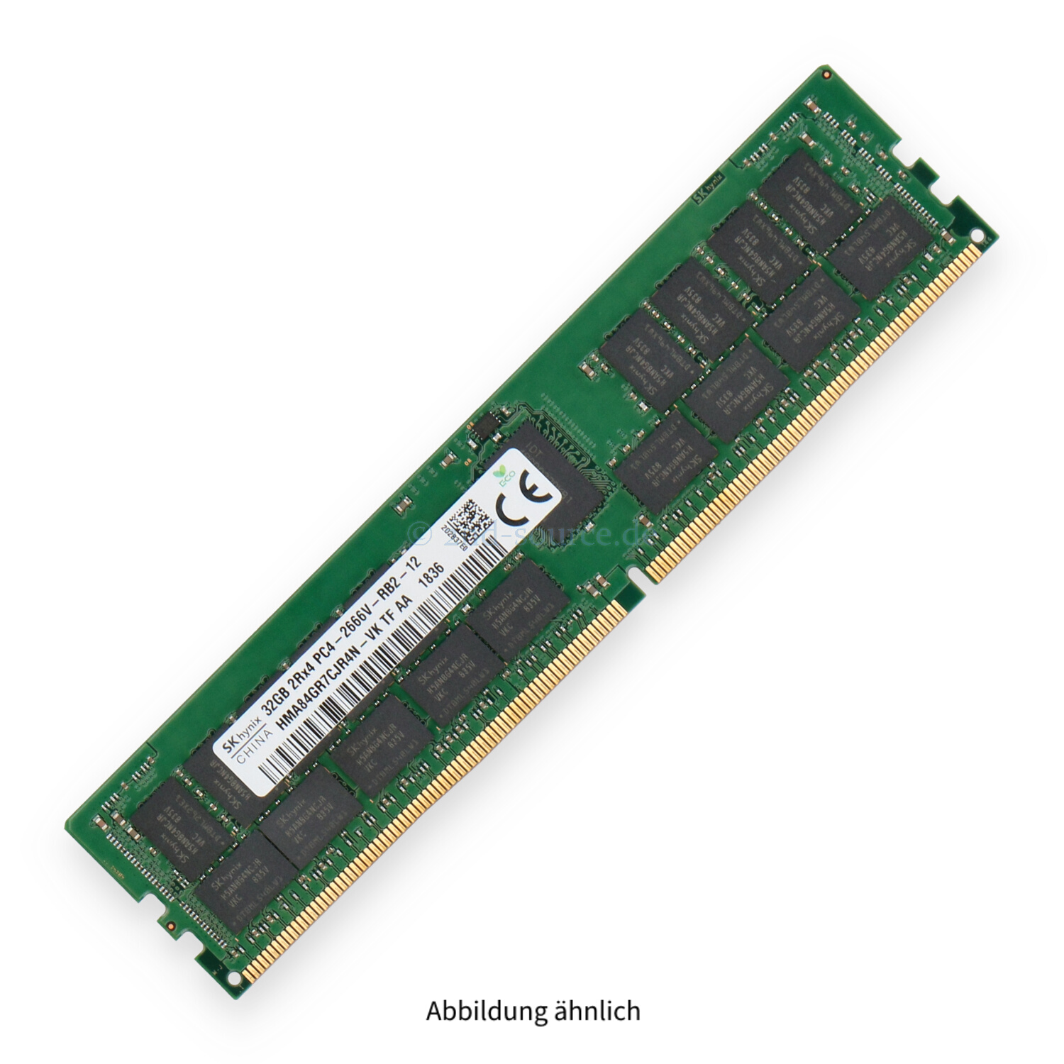 Dell 32GB PC4-21300V-R DIMM Dual Rank x4 (DDR4-2666) Registered ECC SNPTN78YC/32G