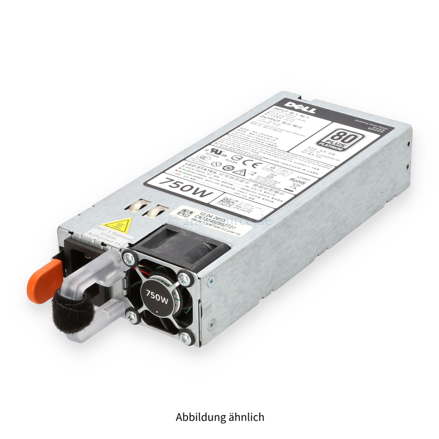 Dell 750W HotPlug Power Supply PowerEdge R520 R620 R720 R720XD T320 T420 6W2PW 06W2PW Dell 750W HotPlug Power Supply PowerEdge R520 R620 R720 R720XD T320 T420 6W2PW 06W2PW