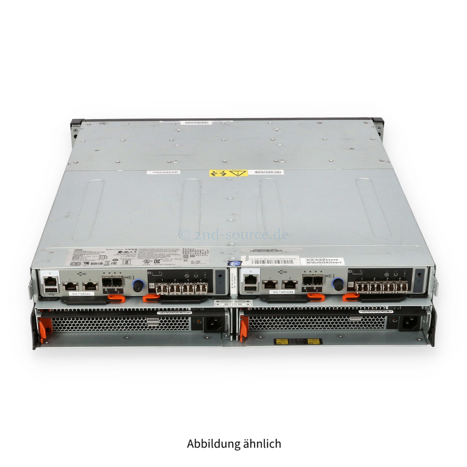 IBM Storwize V5030 Control Enclosure mit 24x 900GB 10k SAS 12G SFF (21.6TB) 2x 800W 2078-324 01AC596