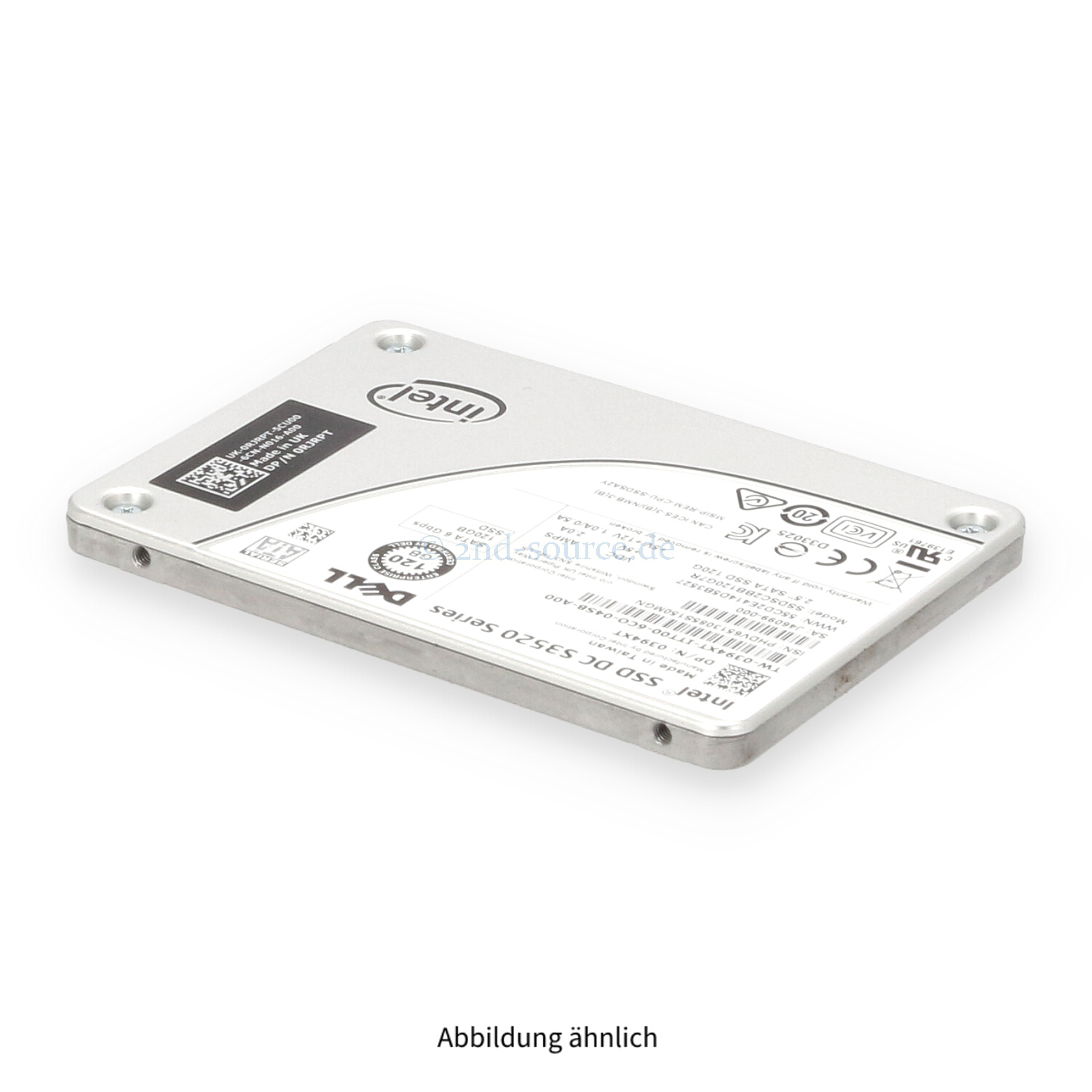 Dell 120GB SATA 6G SFF Read Intensive SSD 394XT 0394XT