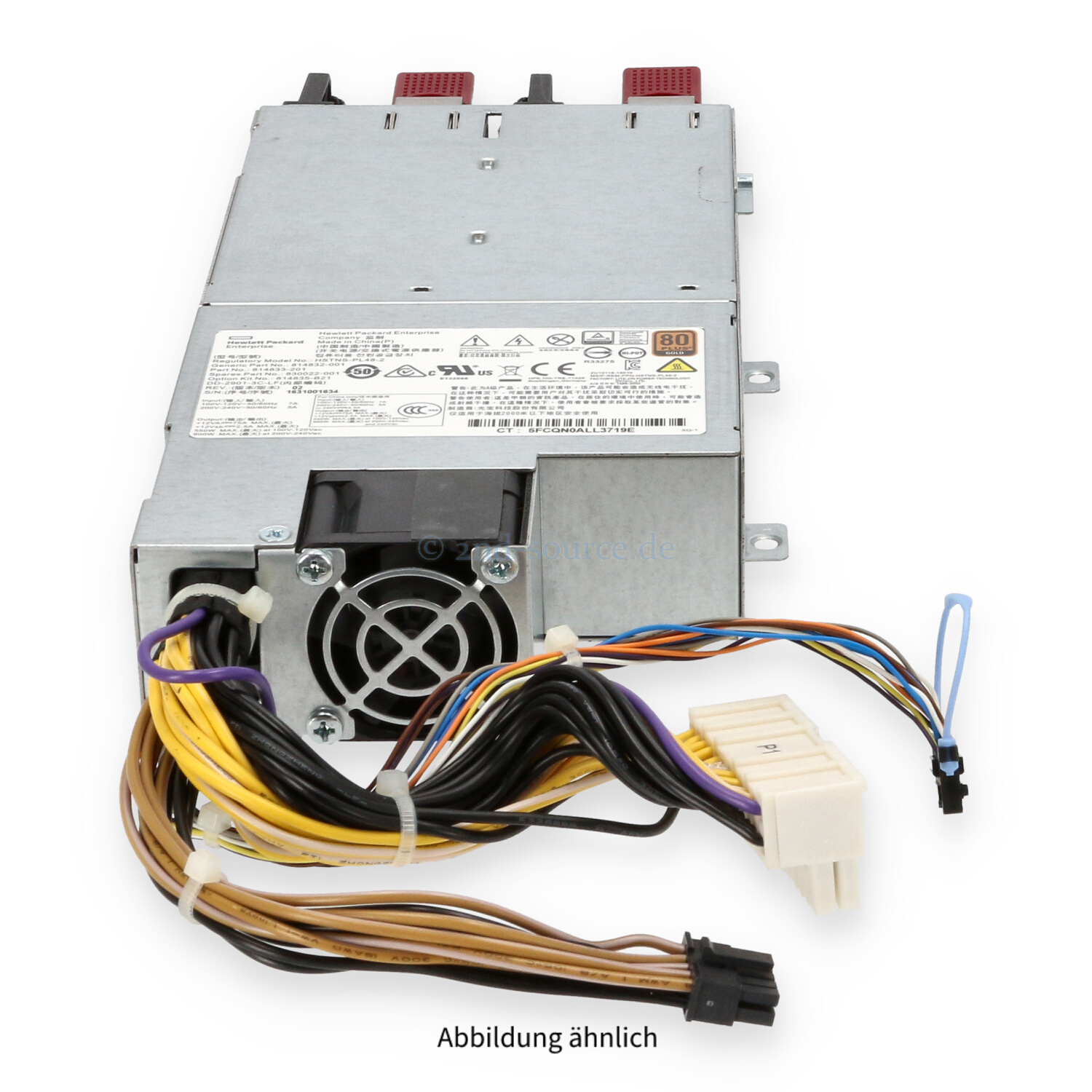 HPE 900W AC Gold Redundant Power Supply Kit 820792-B21 830022-001 830219-001